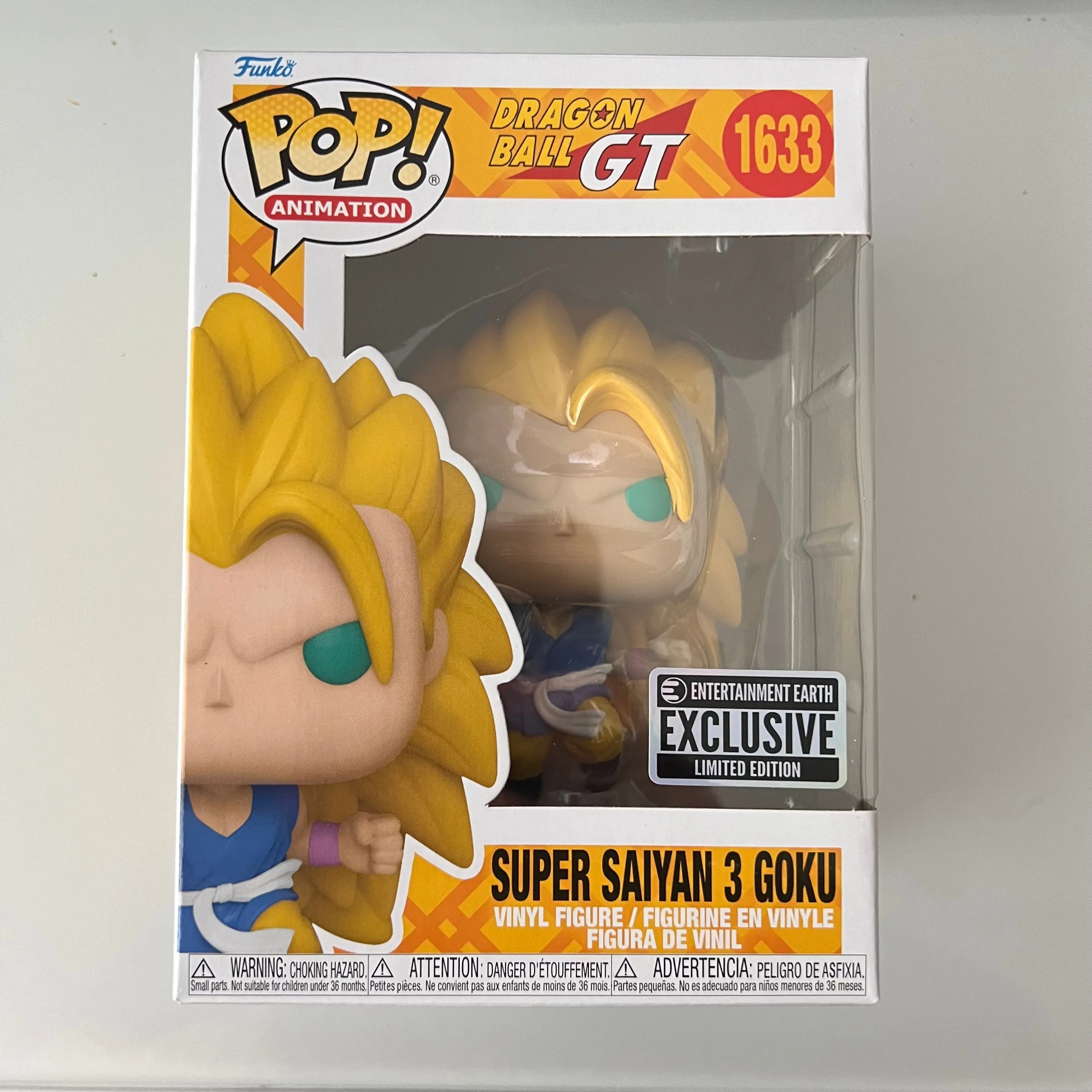 Product image for Super Saiyan 3 Goku Dragn Ball Gen GT 1633 Funko Pop