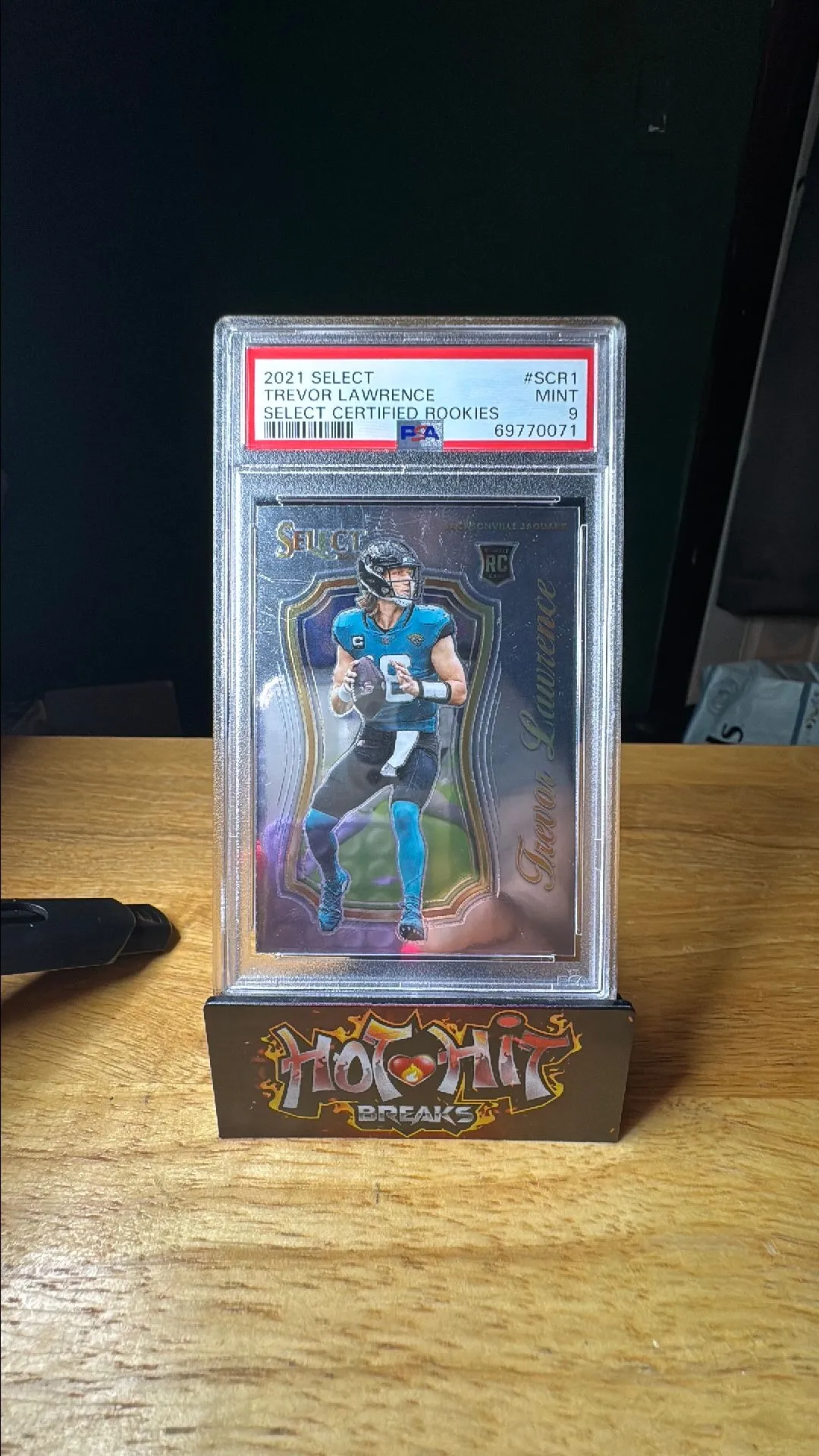 Product image for TREVOR LAWRENCE 2021 Rookie PANINI SELECT CERTIFIED ROOKIES RC #SCRI PSA 9 MINT