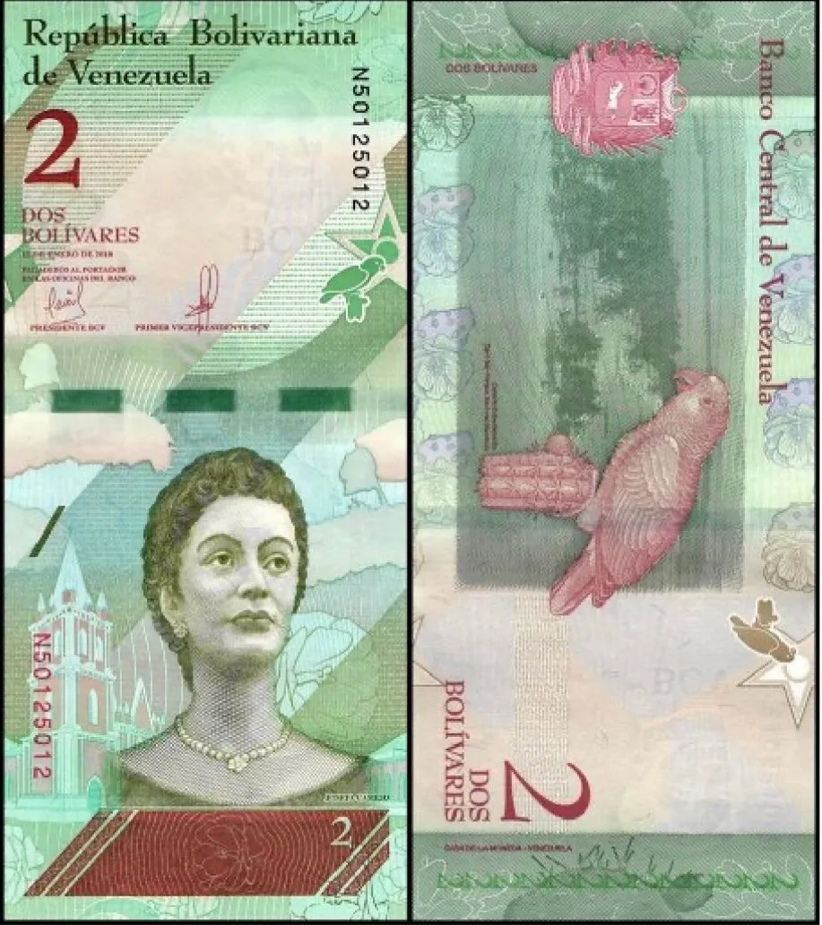 Product image for Venezuela 2 Bolivares, 2018, UNC