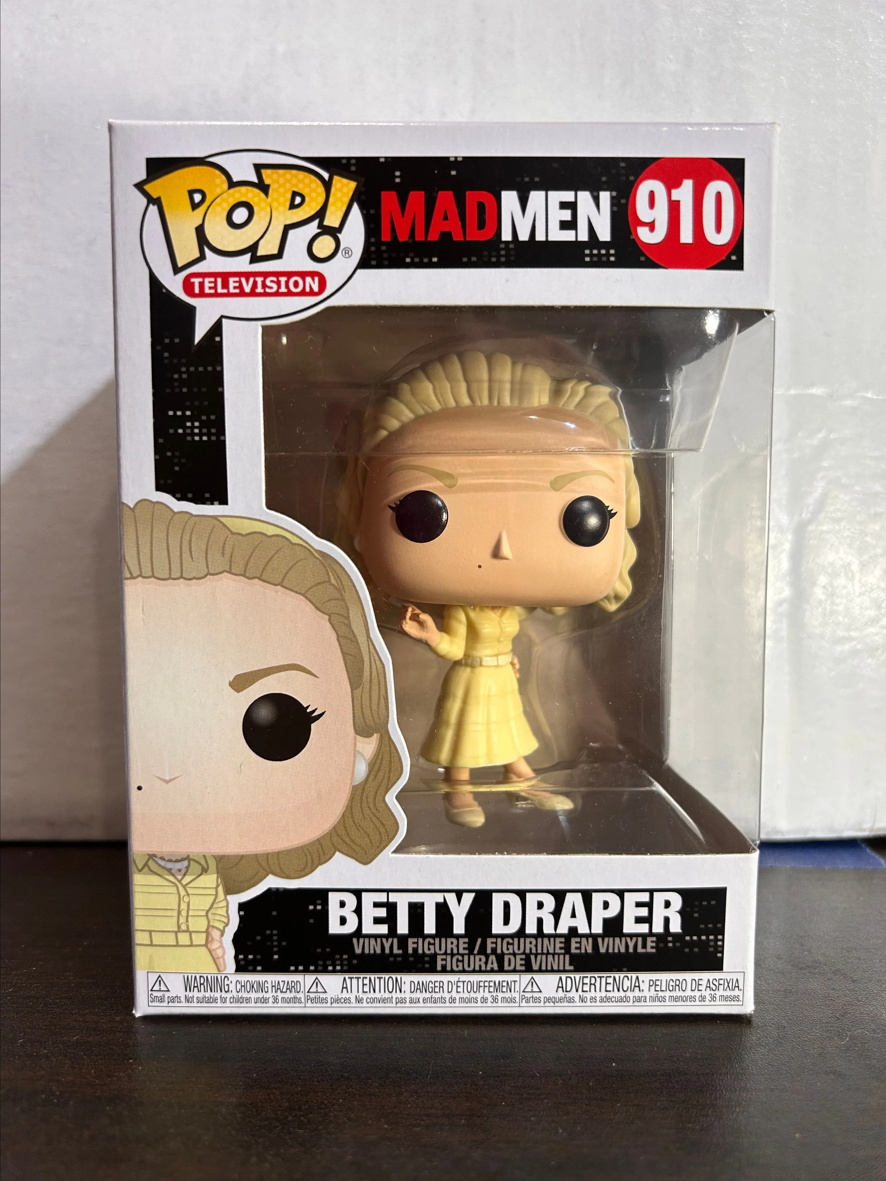 Product image for Betty Draper MadMen Television Funko Pop 910 with Protector