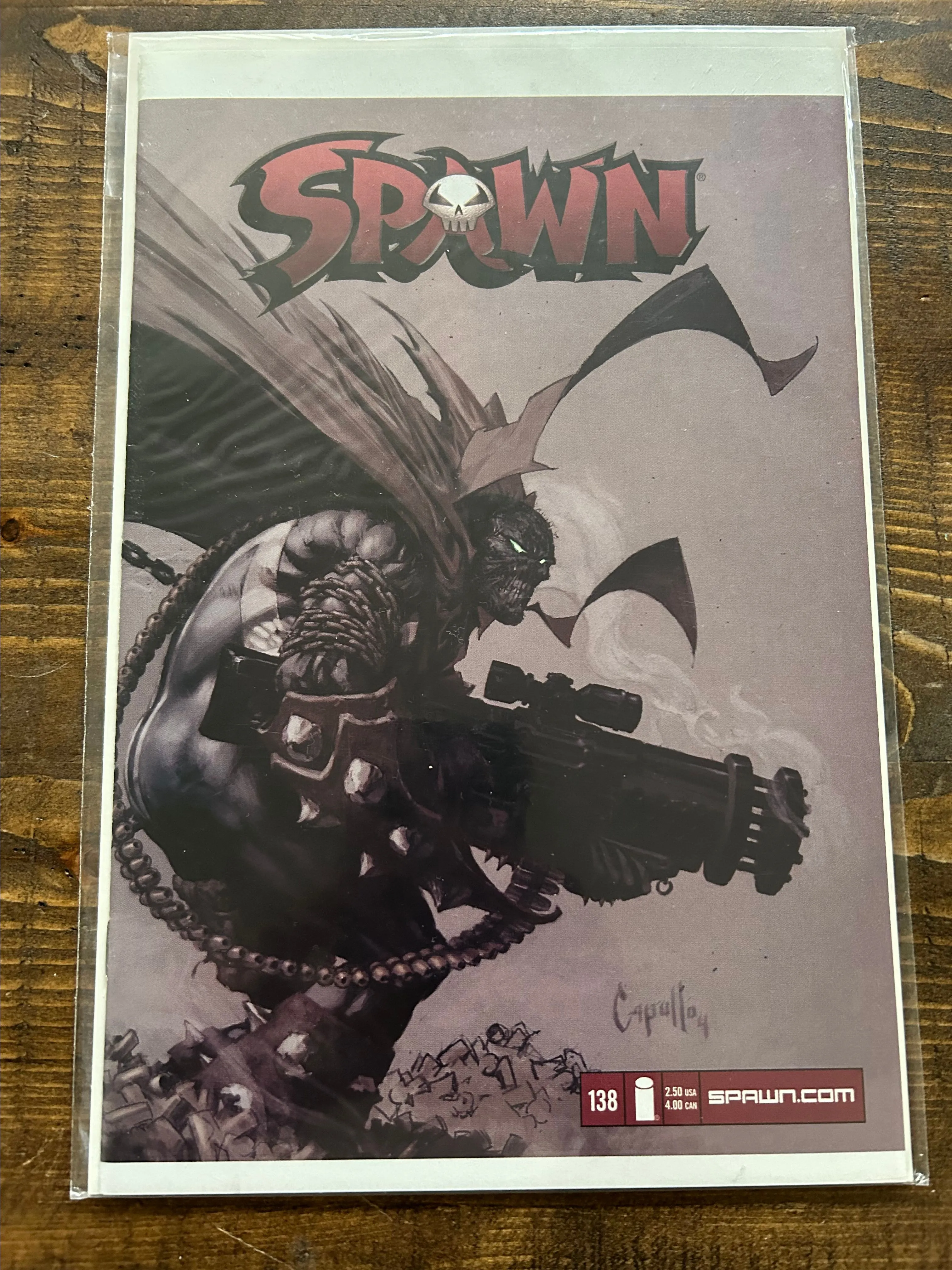 Product image for Spawn 138 low print run Greg Capullo cover