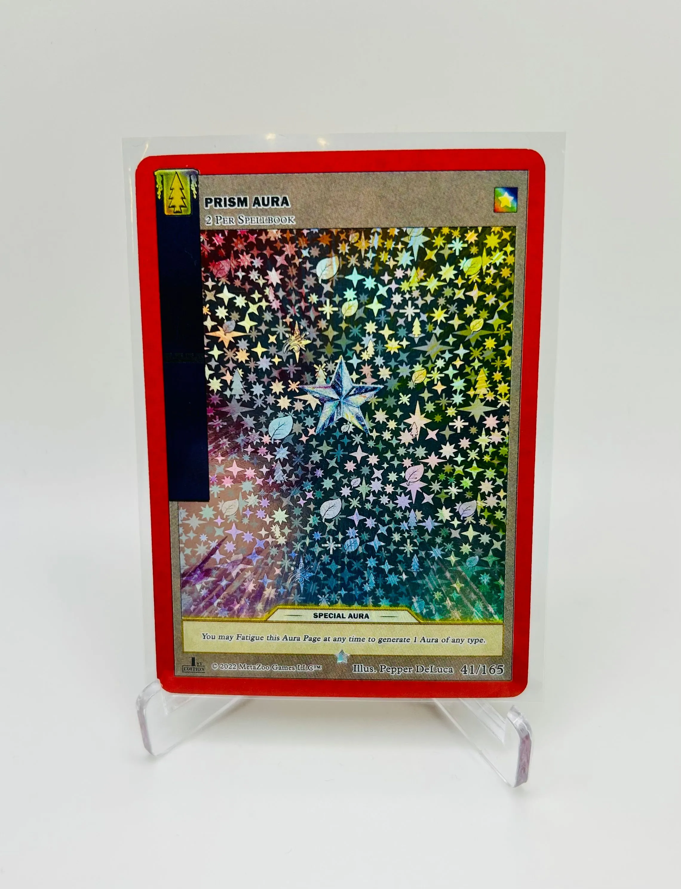 Product image for Wilderness Prism Aura Full Holo Single