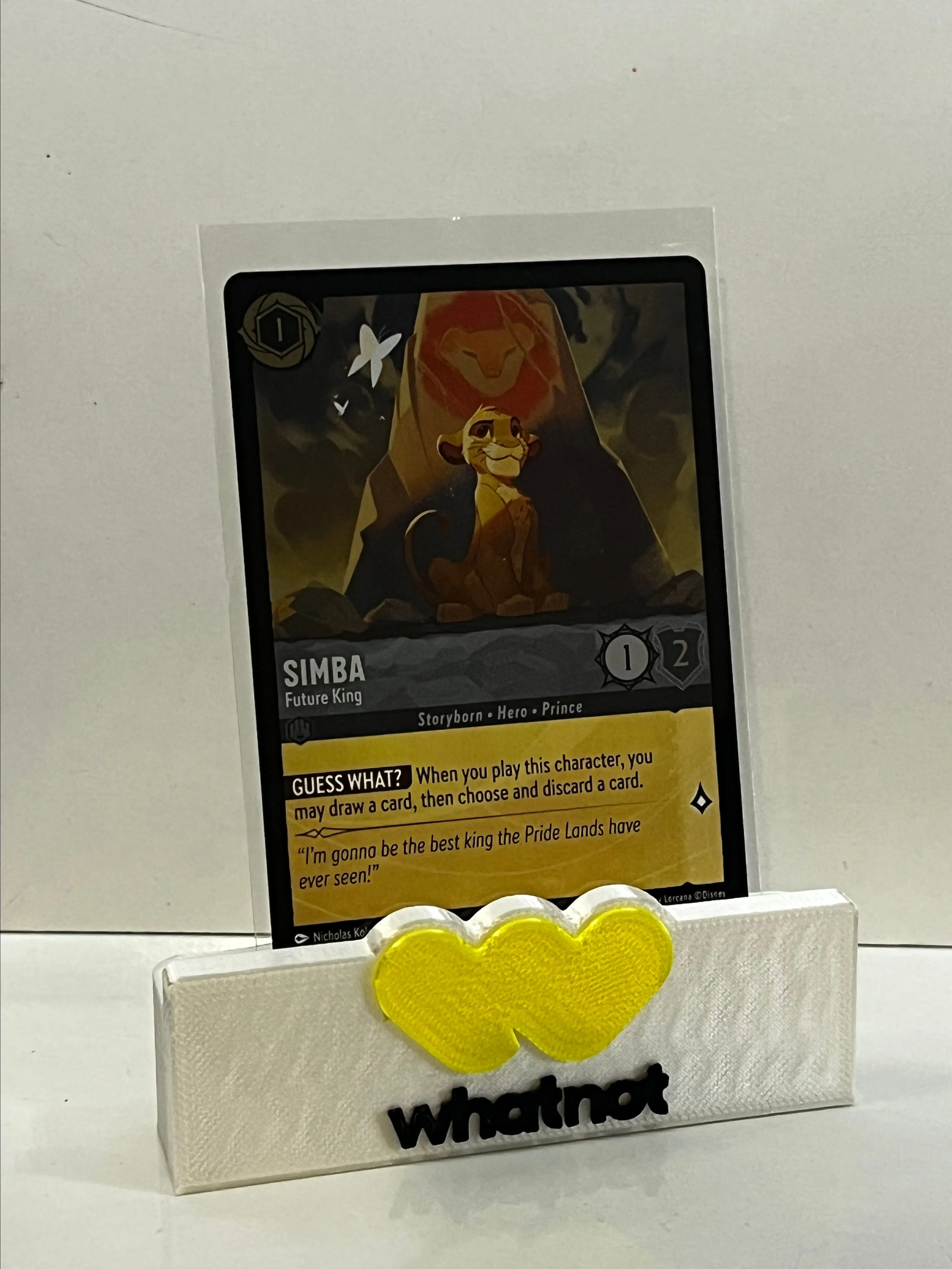 Product image for 188/204 SIMBA FUTURE KING THE FIRST CHAPTER COMMON DISNEY LORCANA CARD