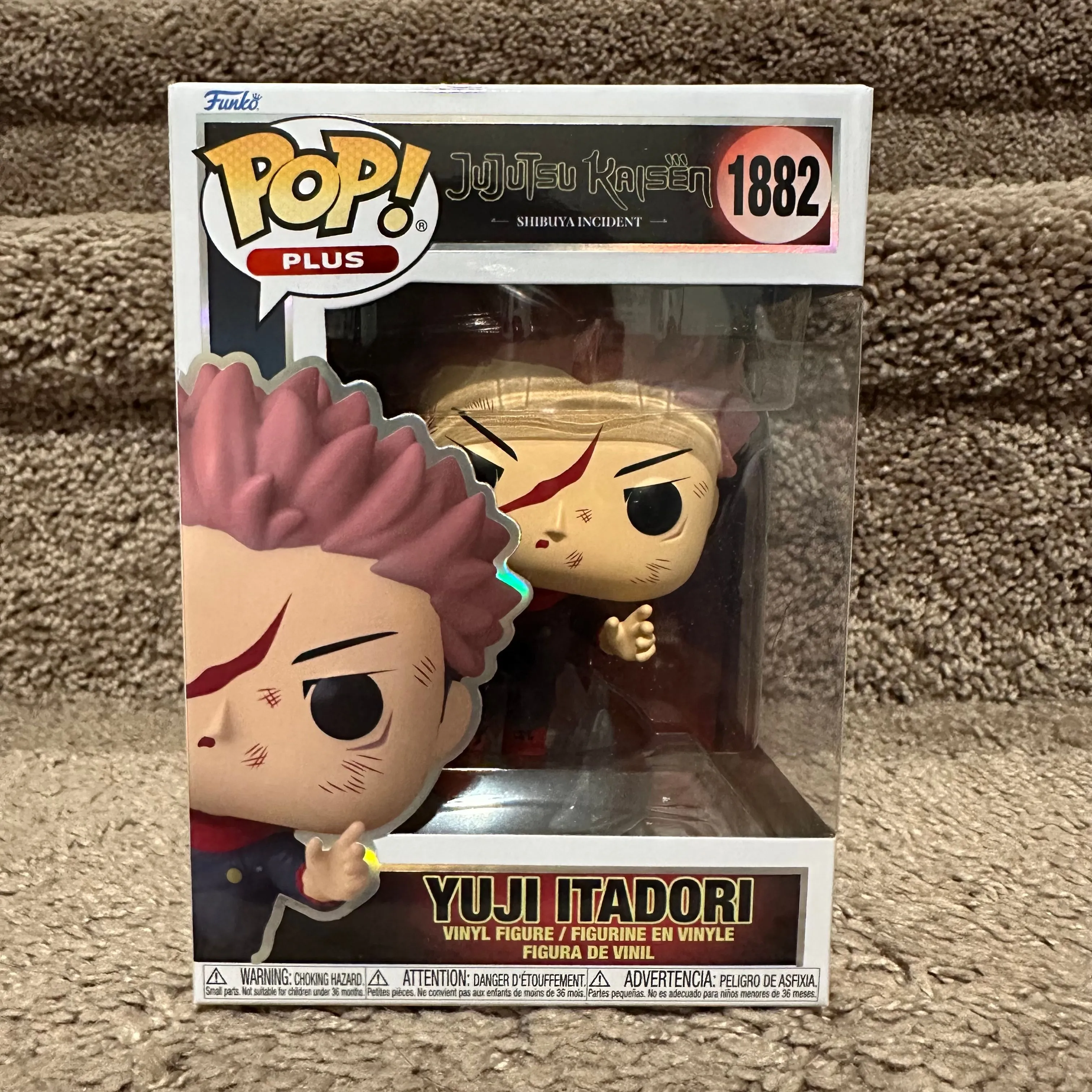 Product image for Yuji Itadori #1882 (Divergent Fist) (PLUS) (w/ Barcode)