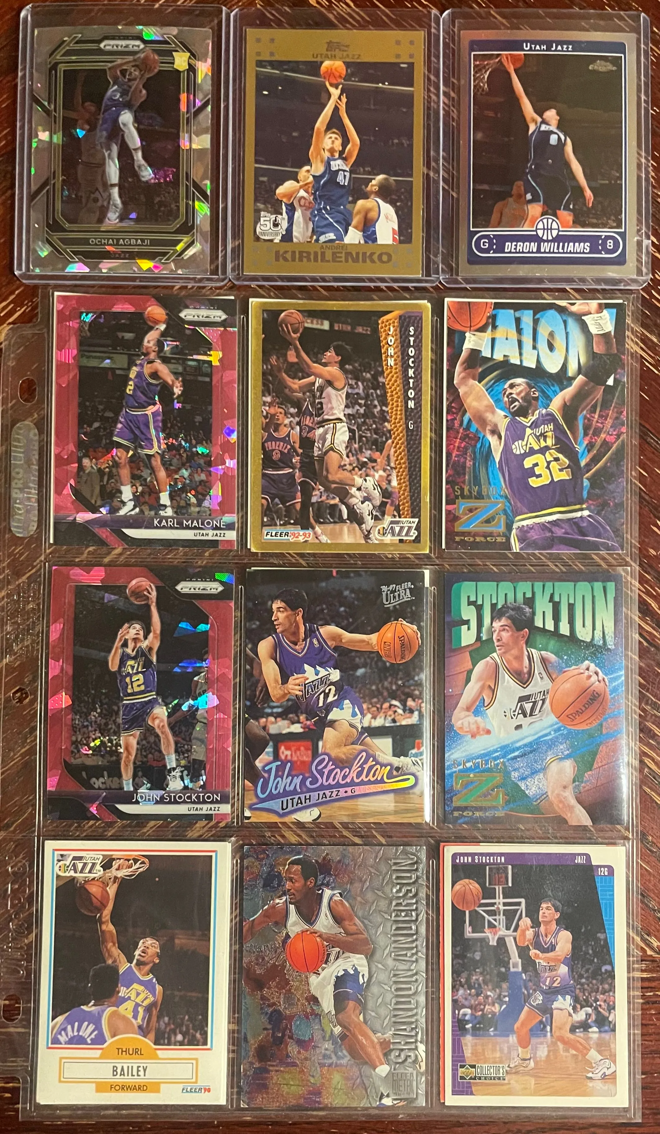 Product image for Utah Jazz card collection
