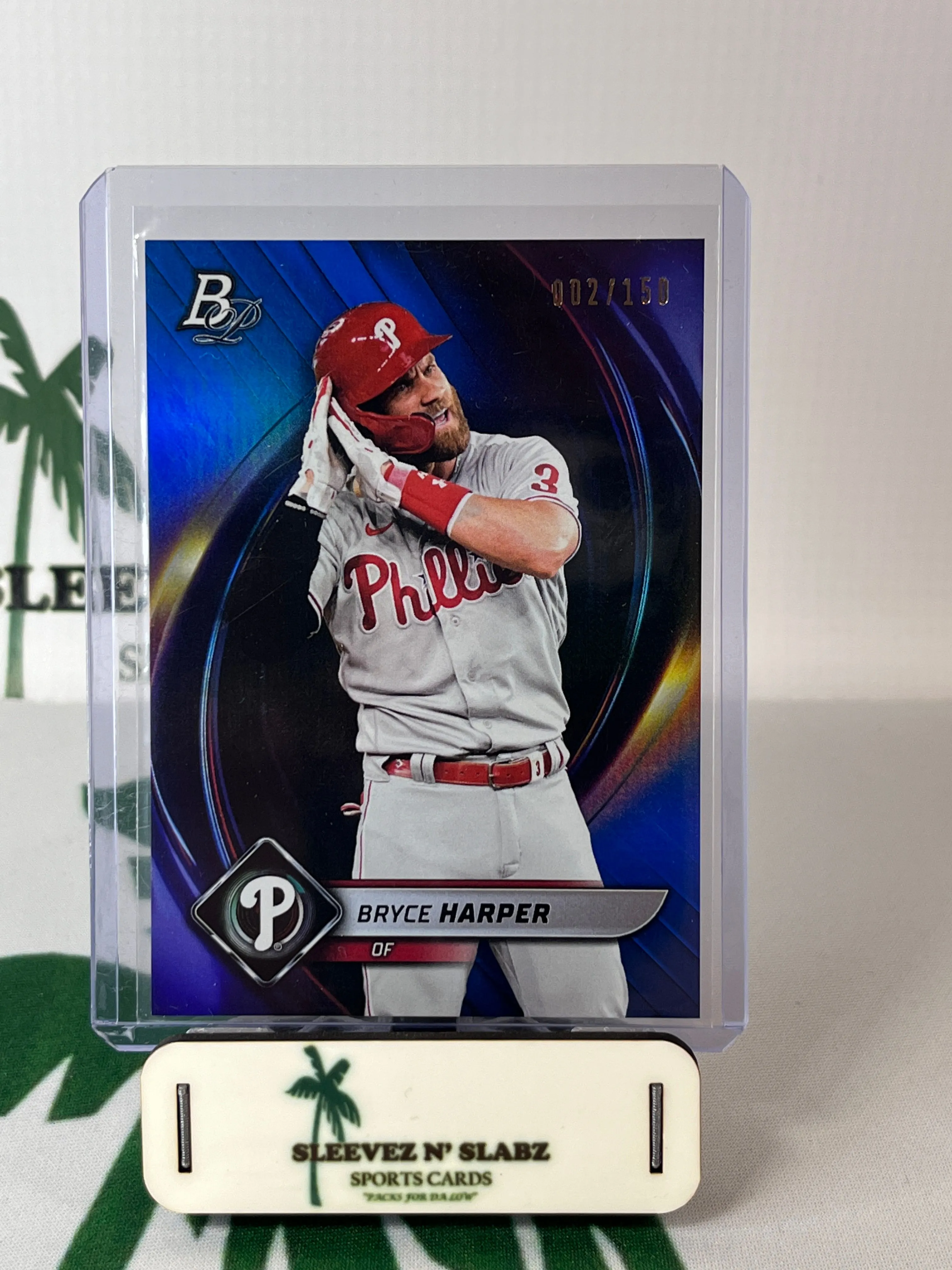 Product image for Bryce Harper 2022 bowman platinum night night /150