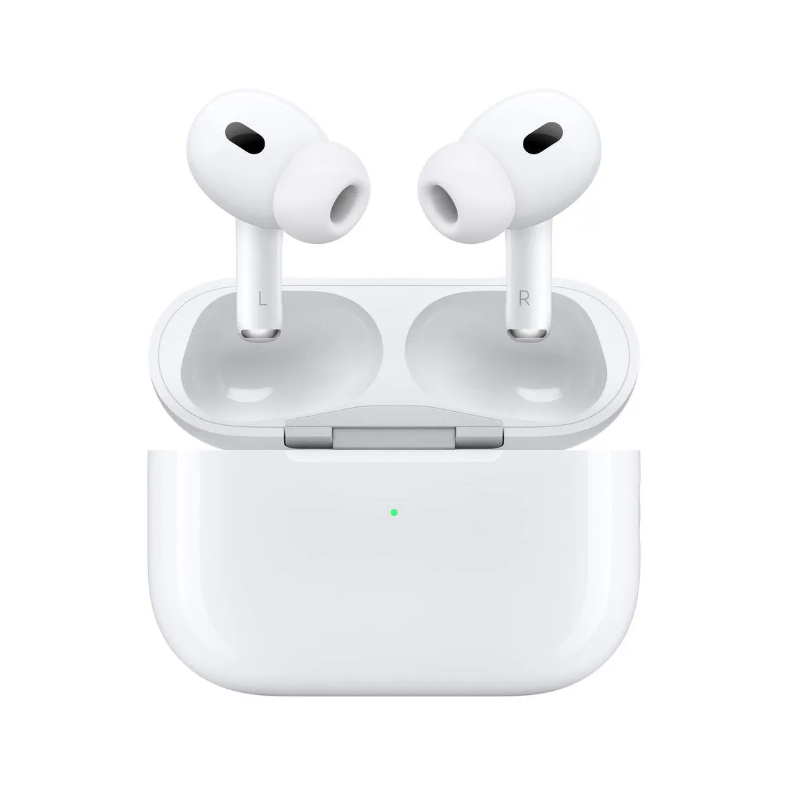 Product image for Apple - AirPod Pros (2nd Generation) with MagSafe Case (USB‑C) - White - TESTED