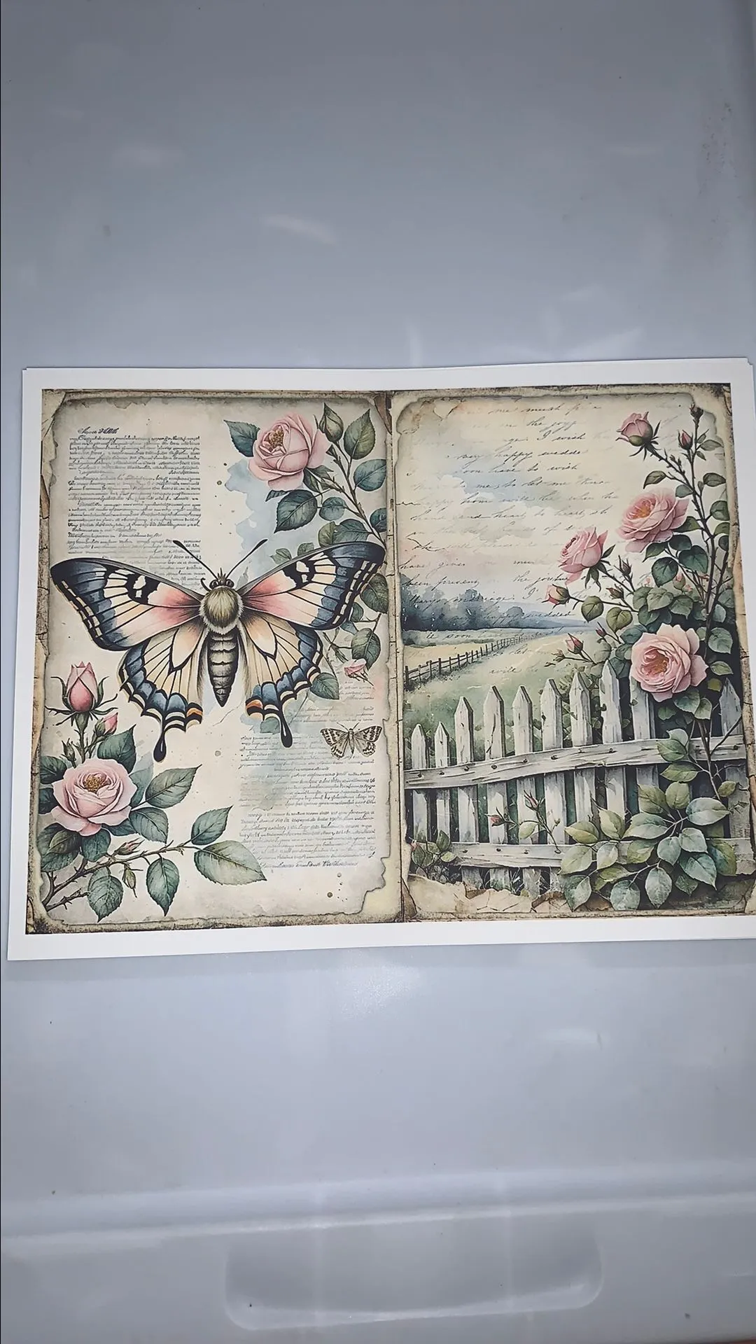 Product image for 00. Butterfly & Garden Printable #2
