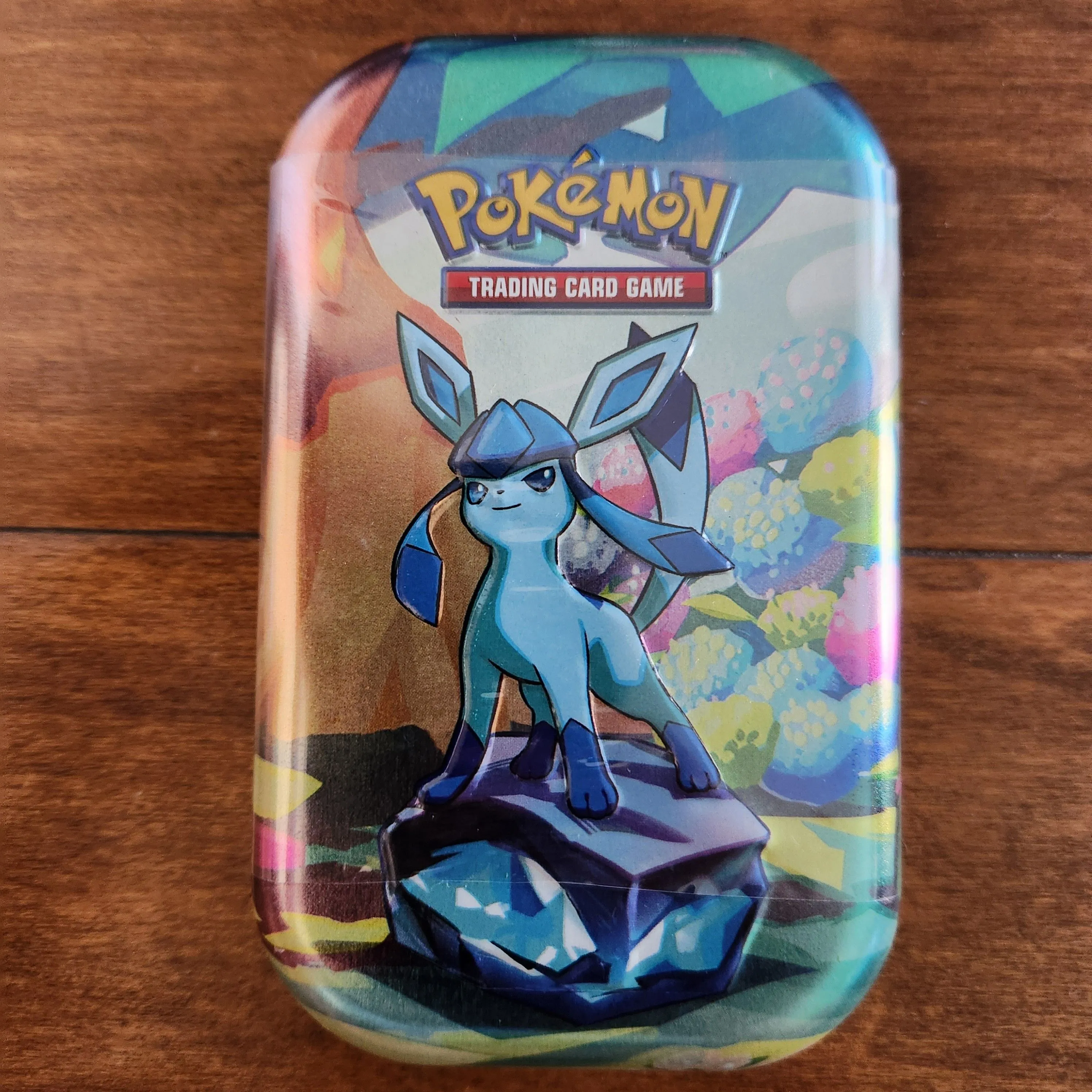 Product image for Pokemon Prismatic Evolutions Mini Tin [Glaceon]