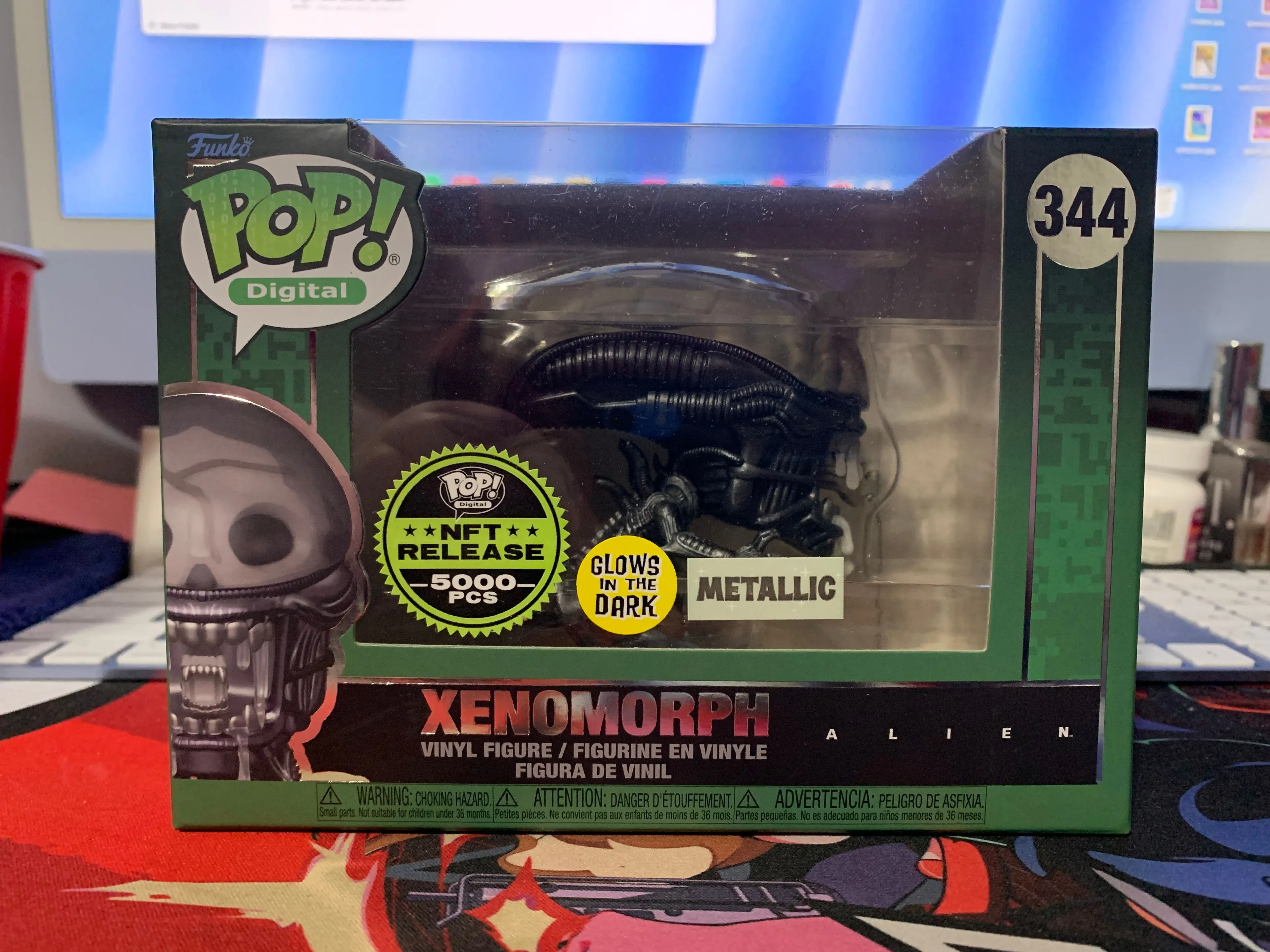 Product image for Pop Digital Xenomorph Metallic Glow in the Dark NFT Ultra LE5000