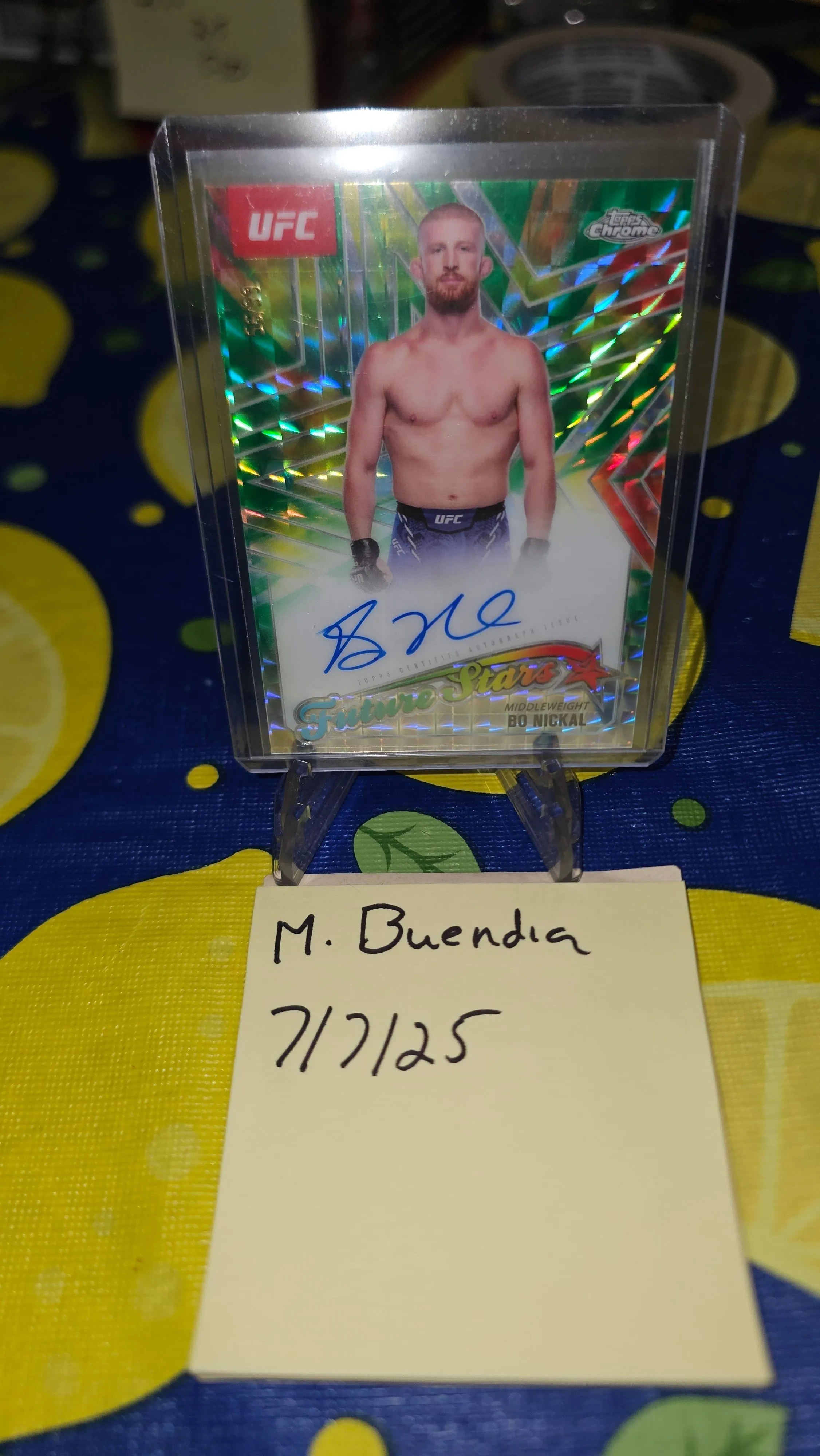 Product image for 2025 Topps Chrome Futurestars Auto Bo Nickal /99
