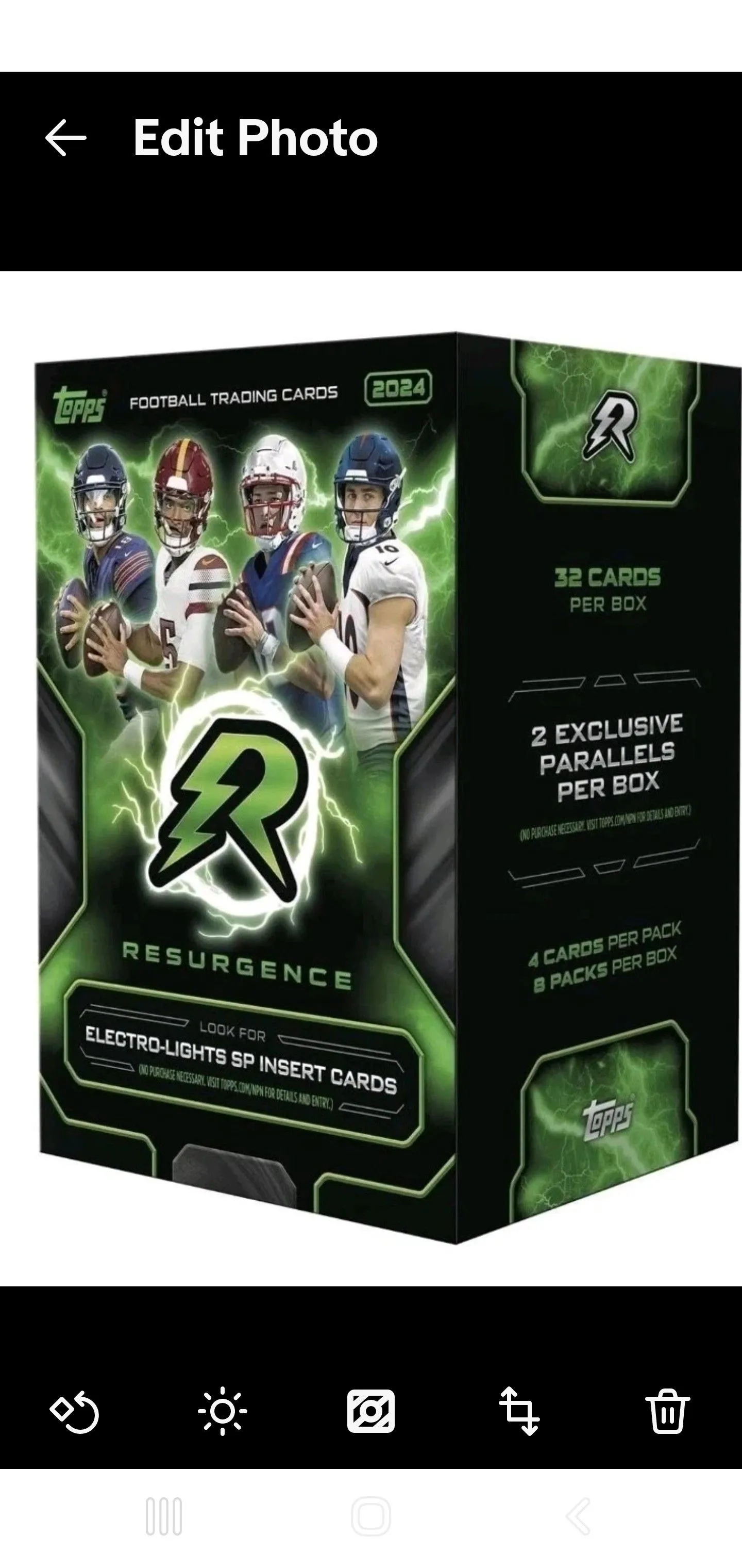 Product image for 🪙2024 Topps Resurgence NFL Football Factory Sealed Blaster Box Ships Now