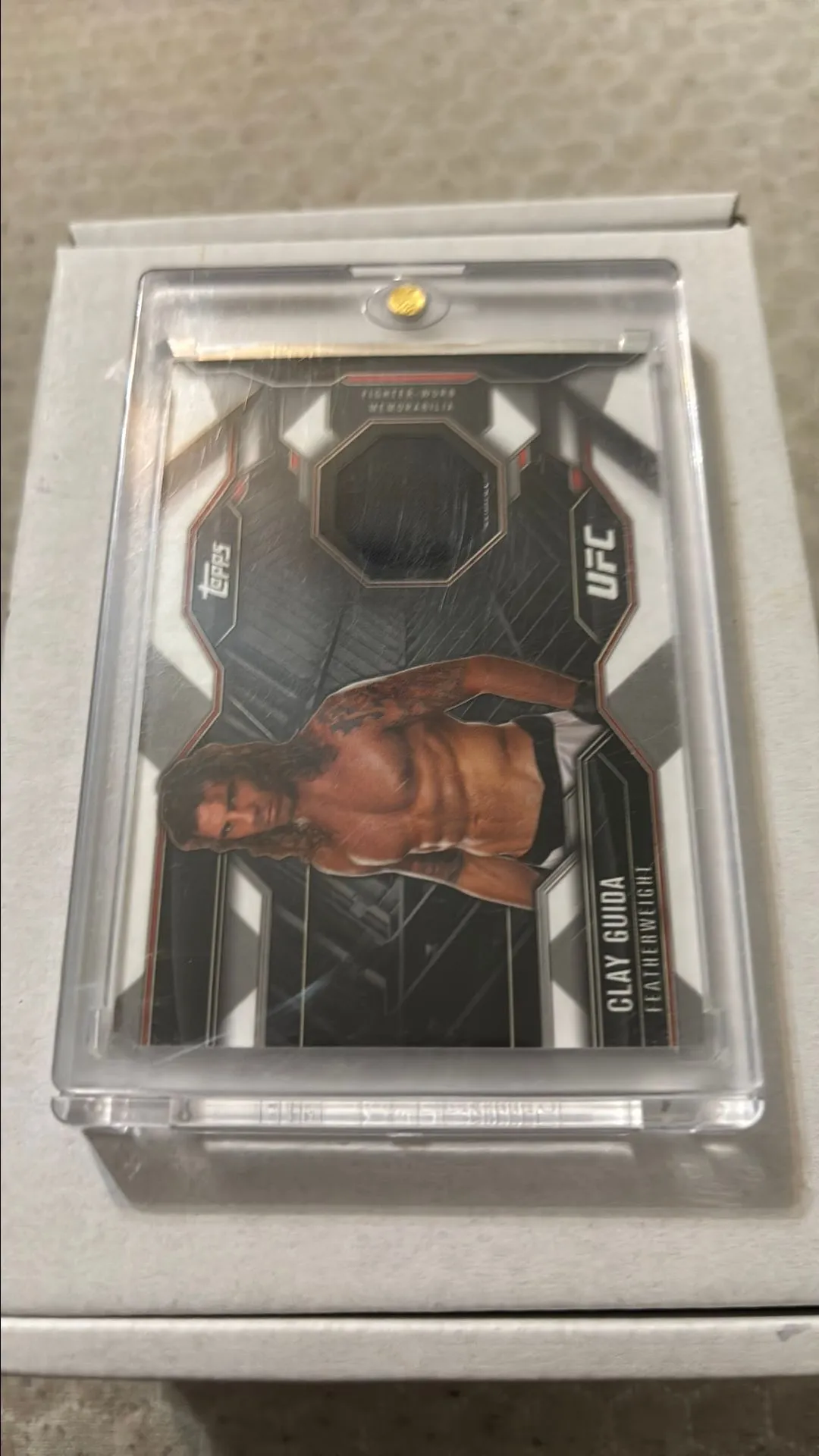 Product image for Clay Guida 2015 topps event worn ufc