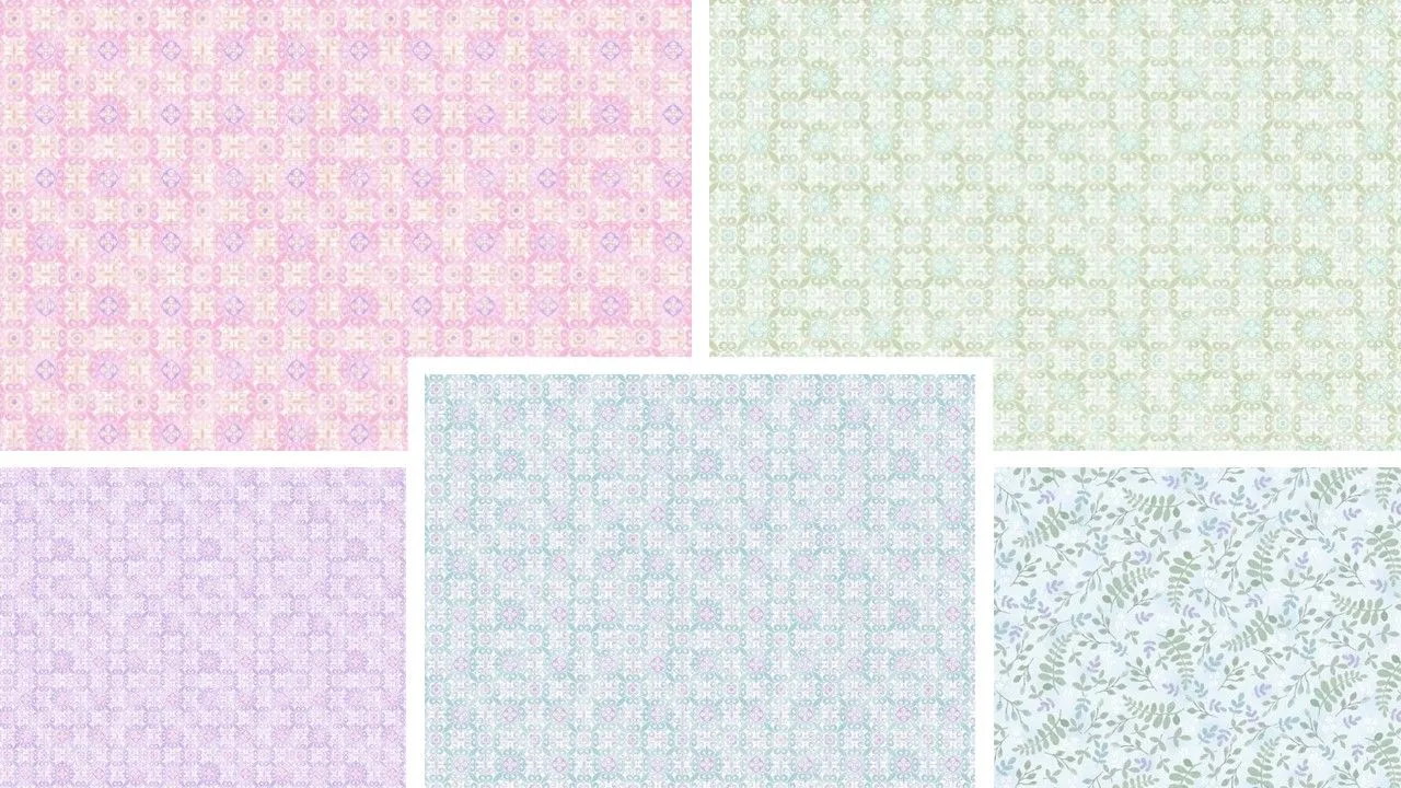 Product image for 5-Yard Bundle Michael Miller Fairy Foulard Cotton Fabric