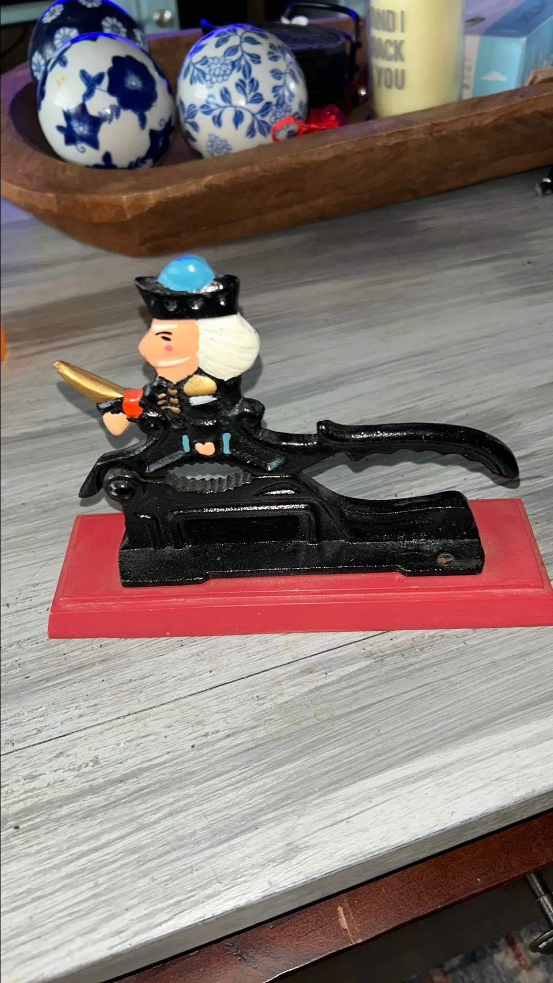 Product image for Cast iron soldier nutcracker