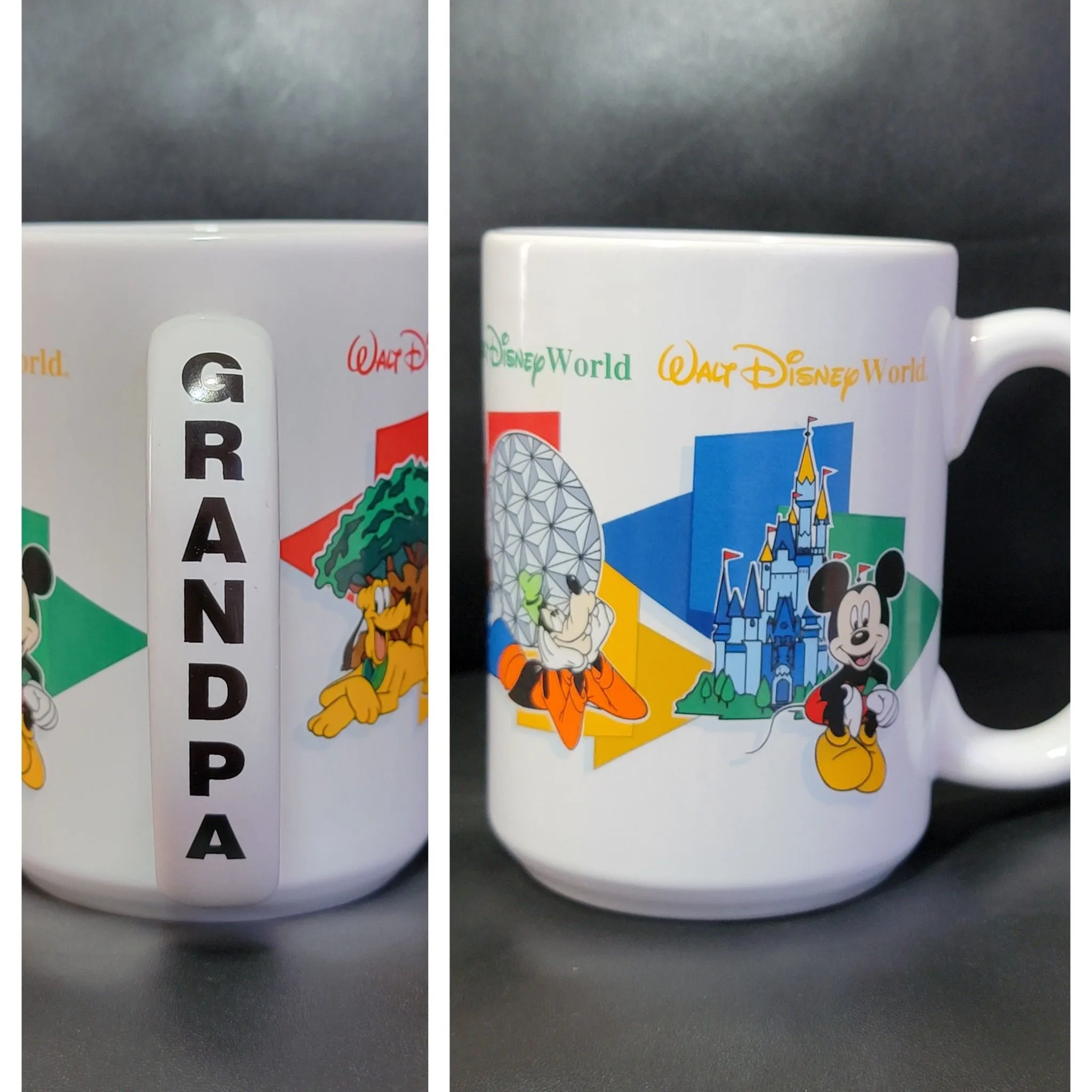 Product image for Walt Disney World GRANDPA Ceramic Mug Four Parks One World Collectible Cup