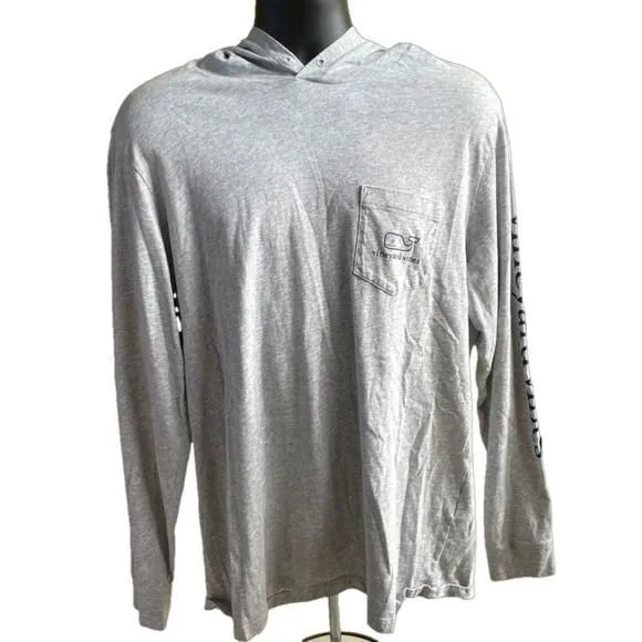 Product image for Men's Vineyard Vines Hoodie Sweatshirt Gray L