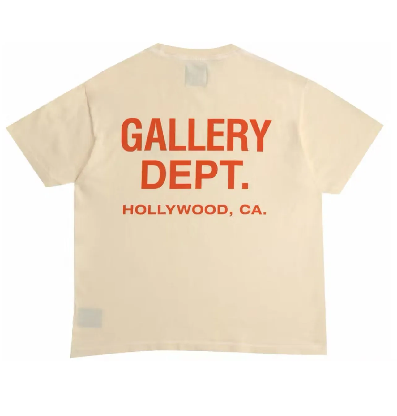 Product image for Gallery Dept Cream Tee Shirt Size XL