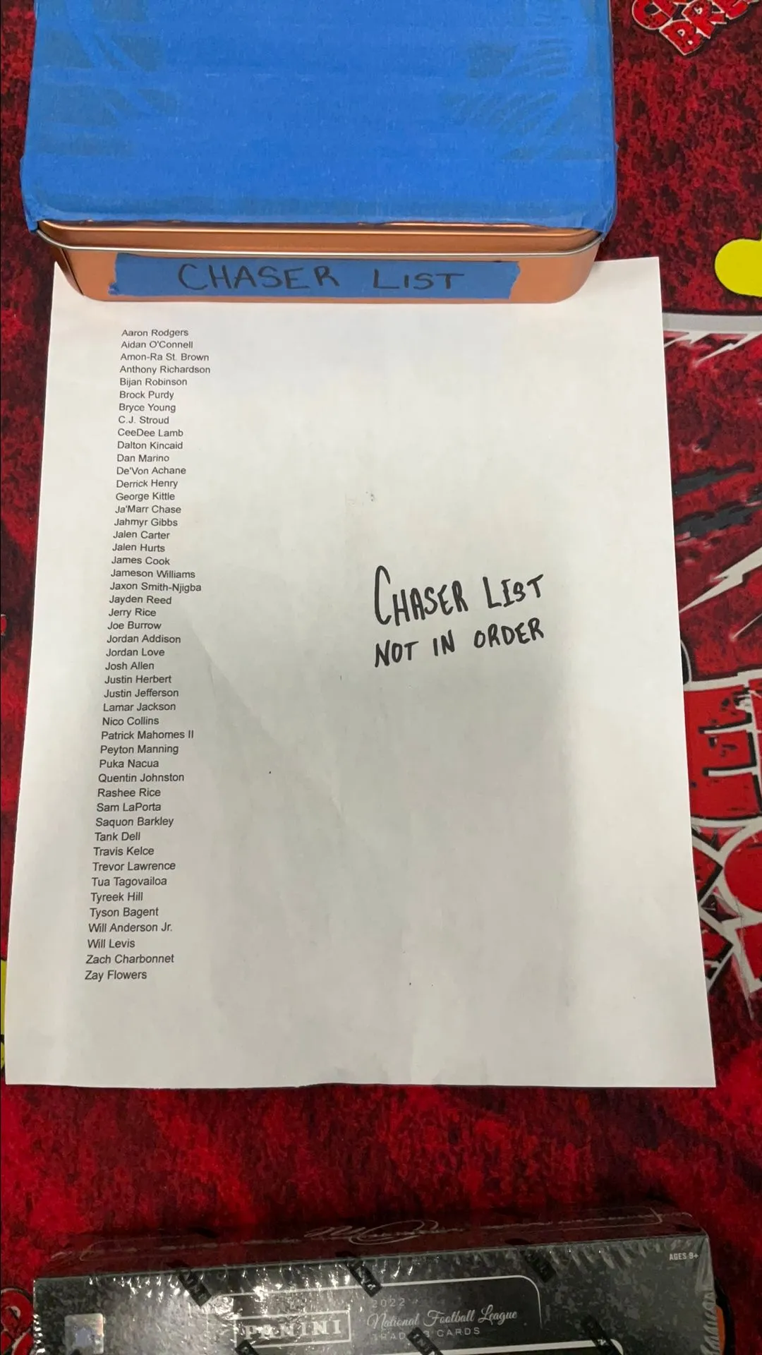 Product image for FLAWLESS CHASER LIST - DO NOT BUY