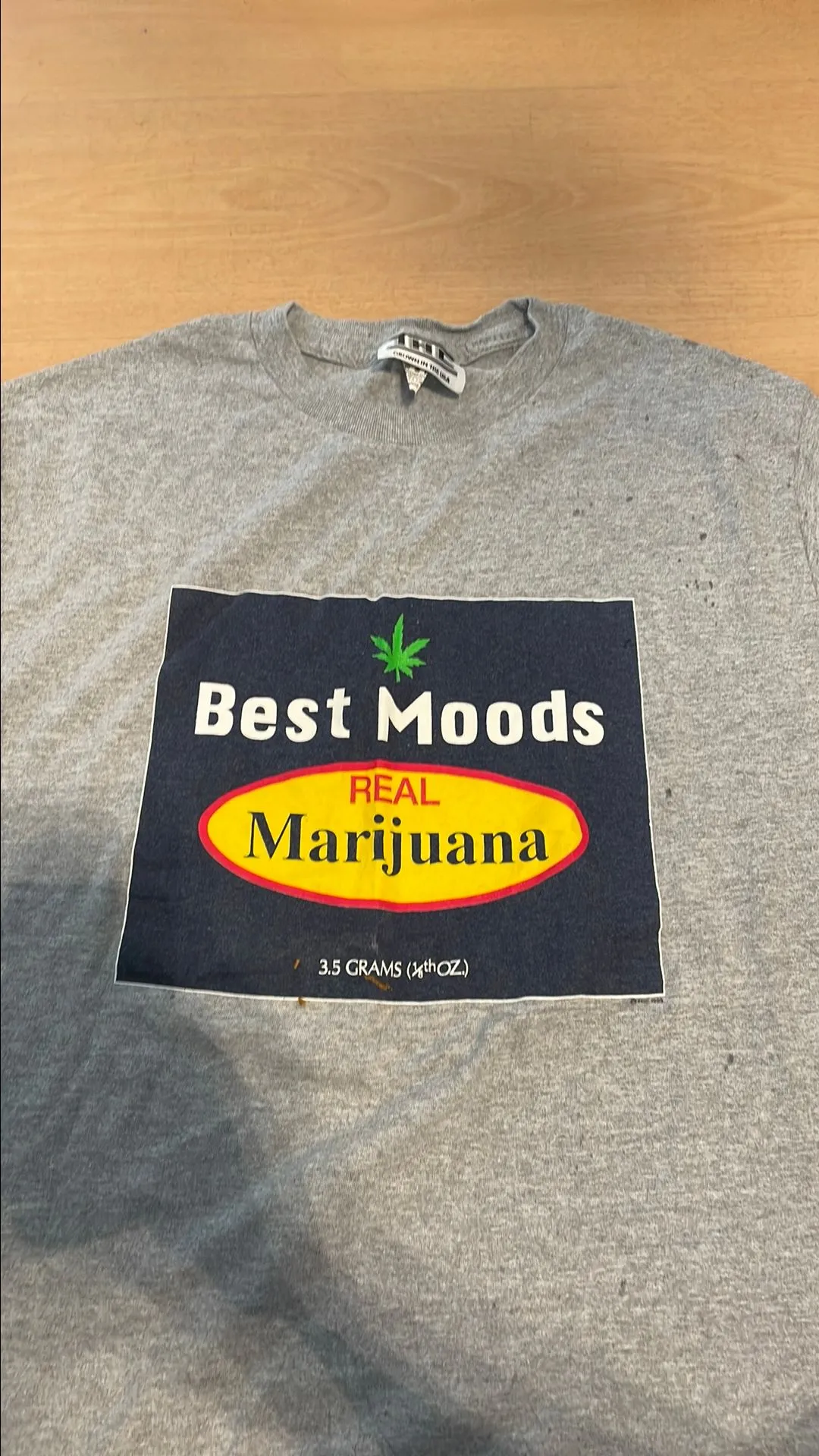 Product image for 1995 THC MARIJUANA BEST MOODS SHIRT L