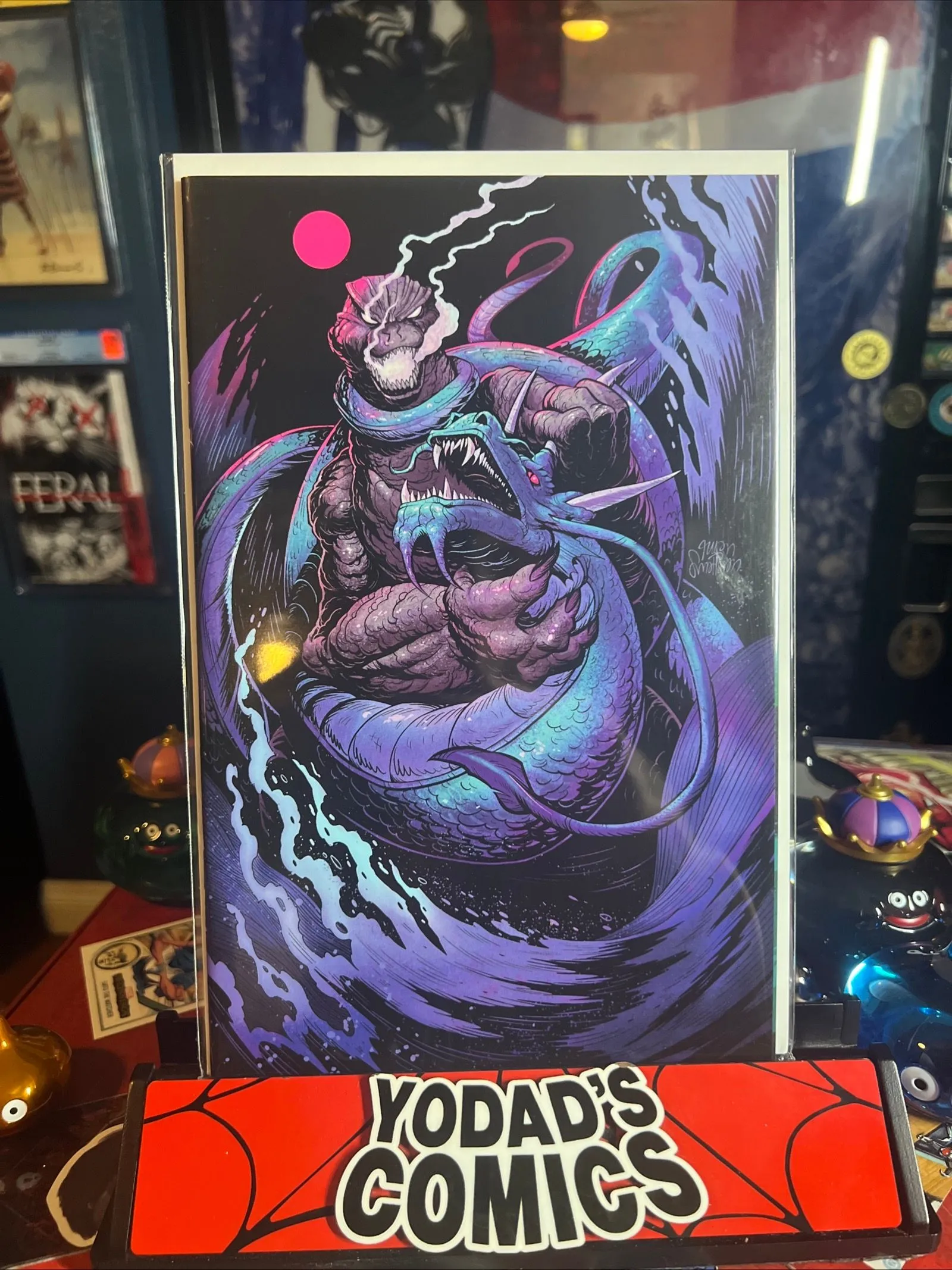 Product image for Godzilla Rivals VS Manda #1 w/COA
