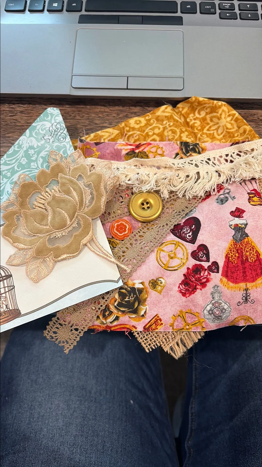 Product image for #13 vintage junk journal supplies