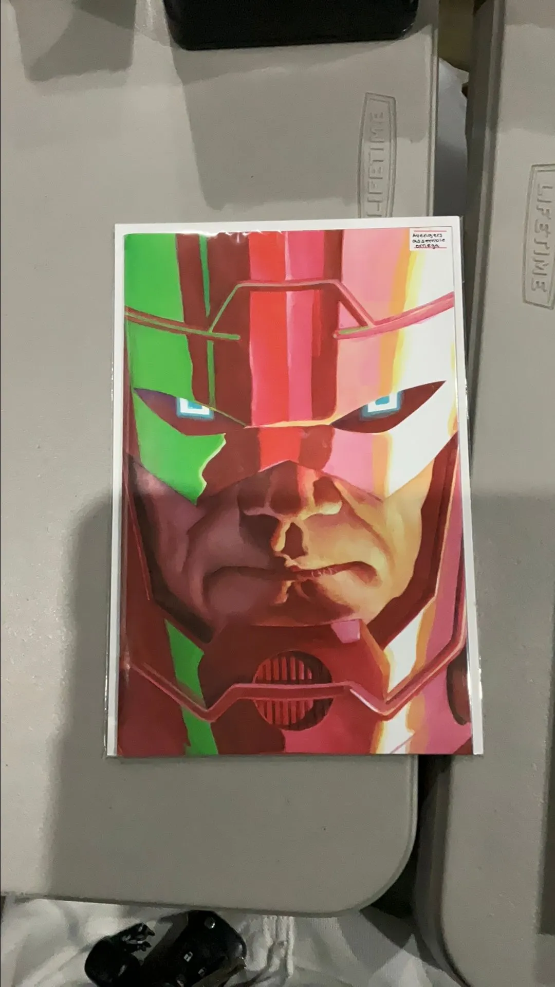 Product image for Avengers Assemble: Omega #1 Alex Ross Timeless Galactus Virgin Variant Marvel