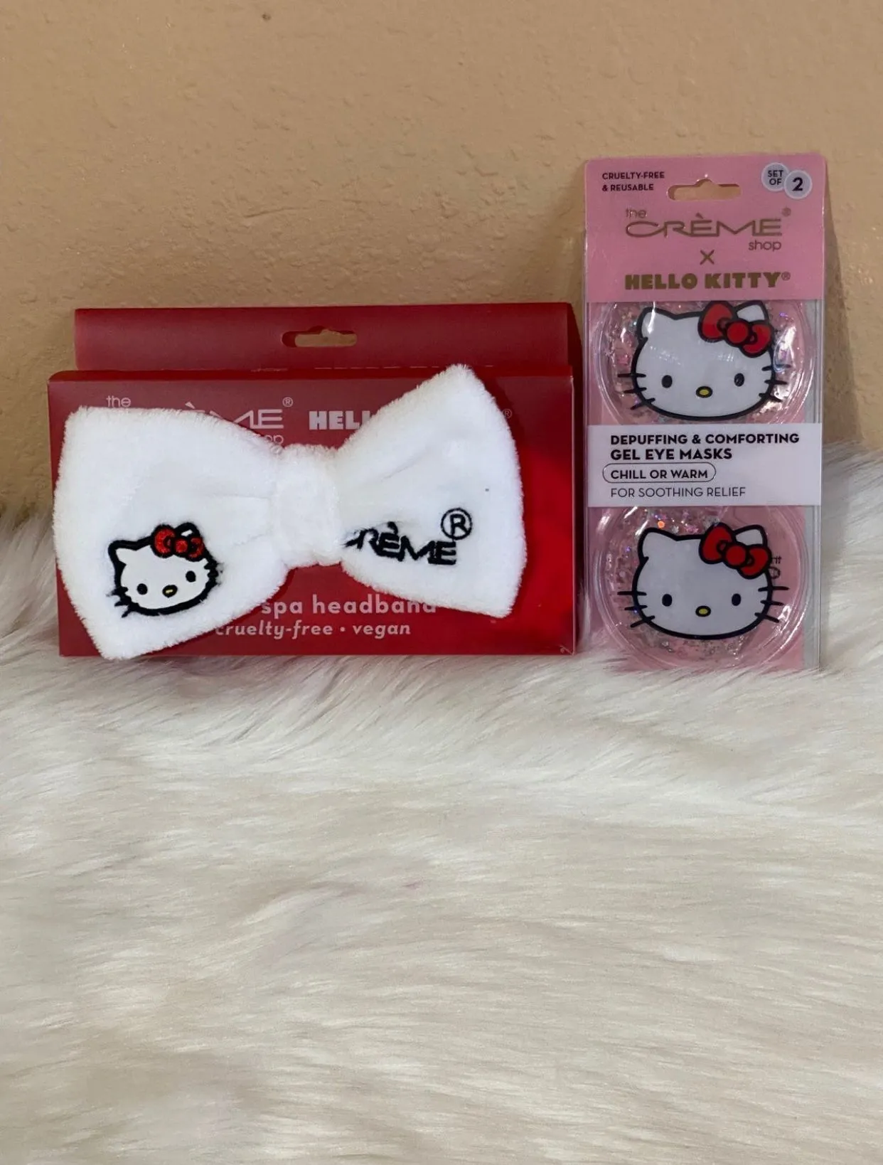 Product image for Hello Kitty Creme Sleep Bundle Headband & Eye Masks