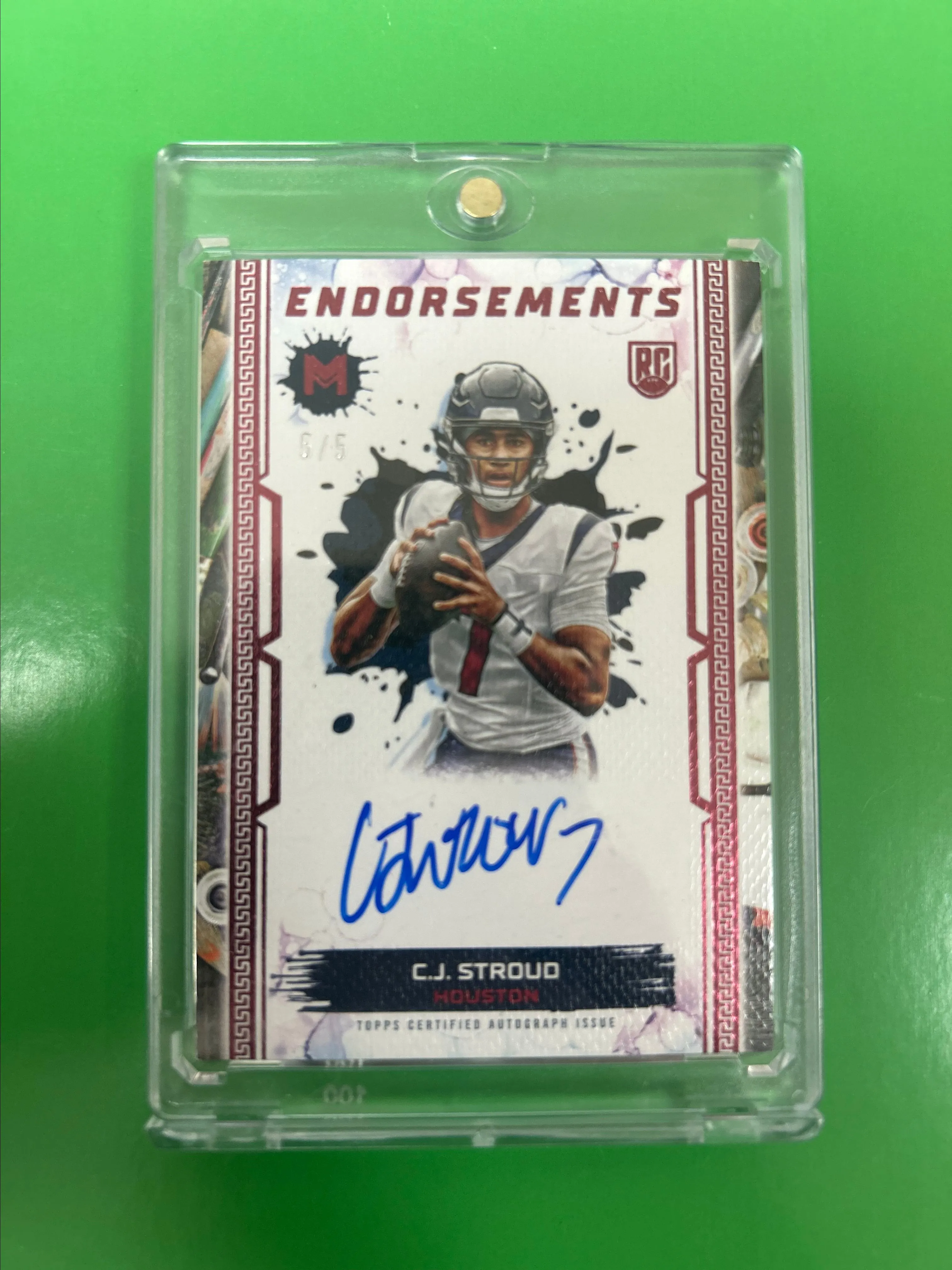 Product image for CJ Stroud Rookie On Card /5