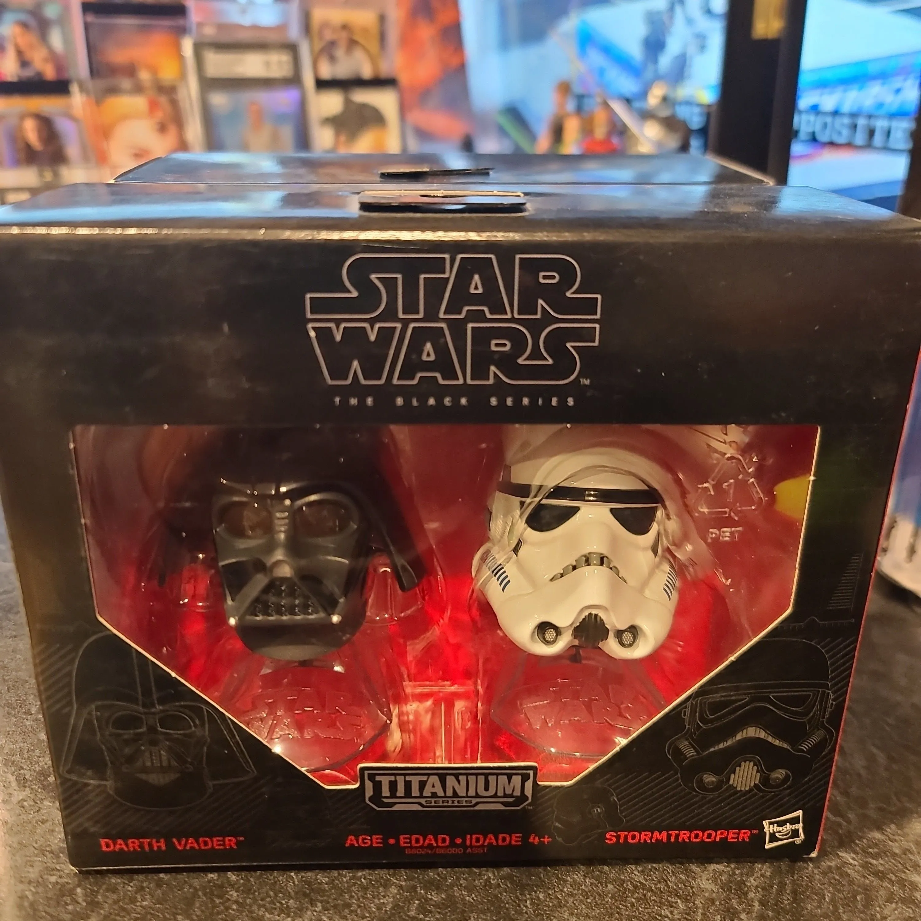 Product image for Titanium Black Series Darth Vader/Stormtrooper