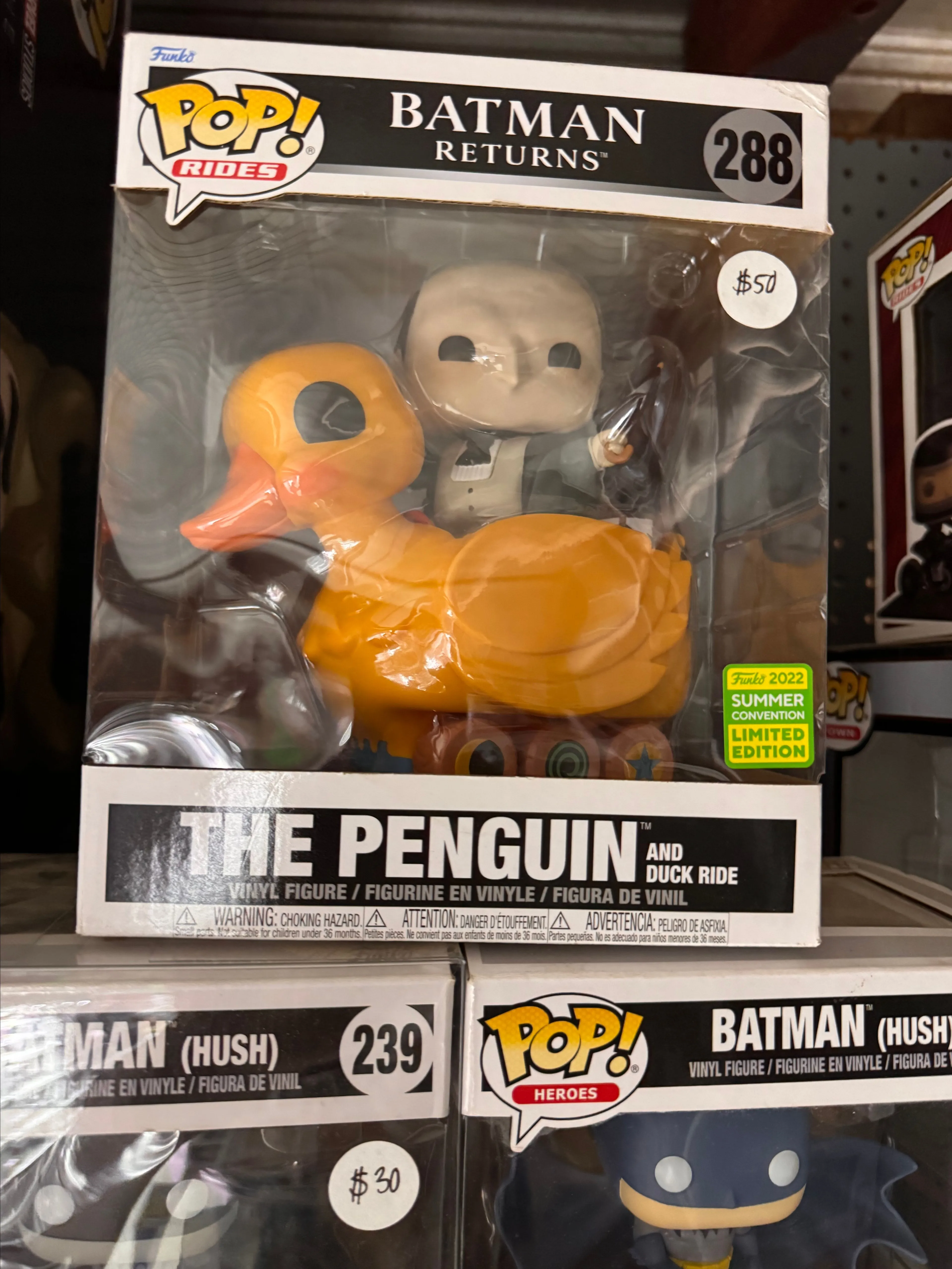 Product image for DC Heroes The Penguin and Duck Ride Rides shared sticker