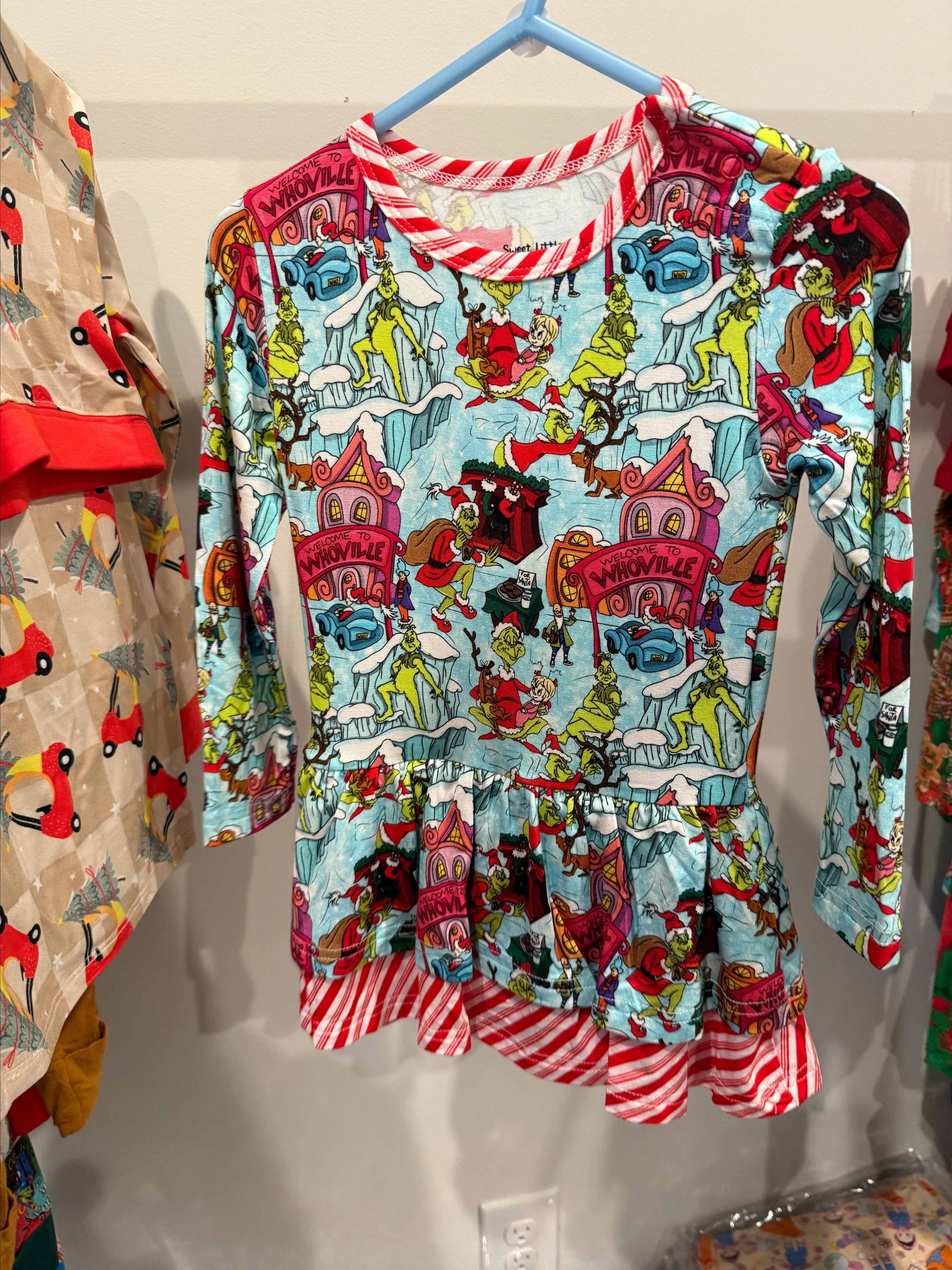 Product image for 2T Grinch Bodysuit Twirl Sweet Little Cozys