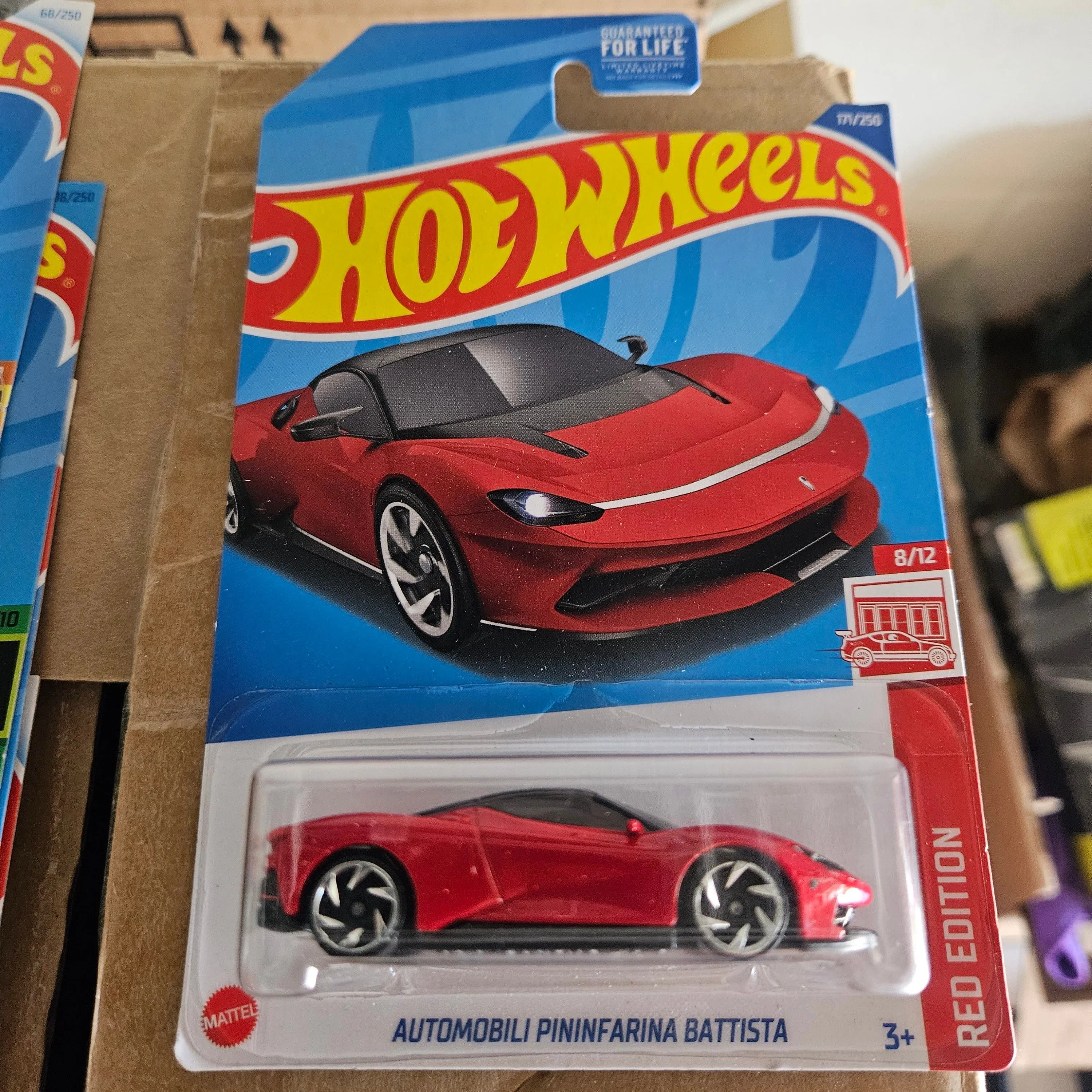 Product image for Hot Wheels Automobili Pininfarina Battista lot (Red Line Edition and Zamac)