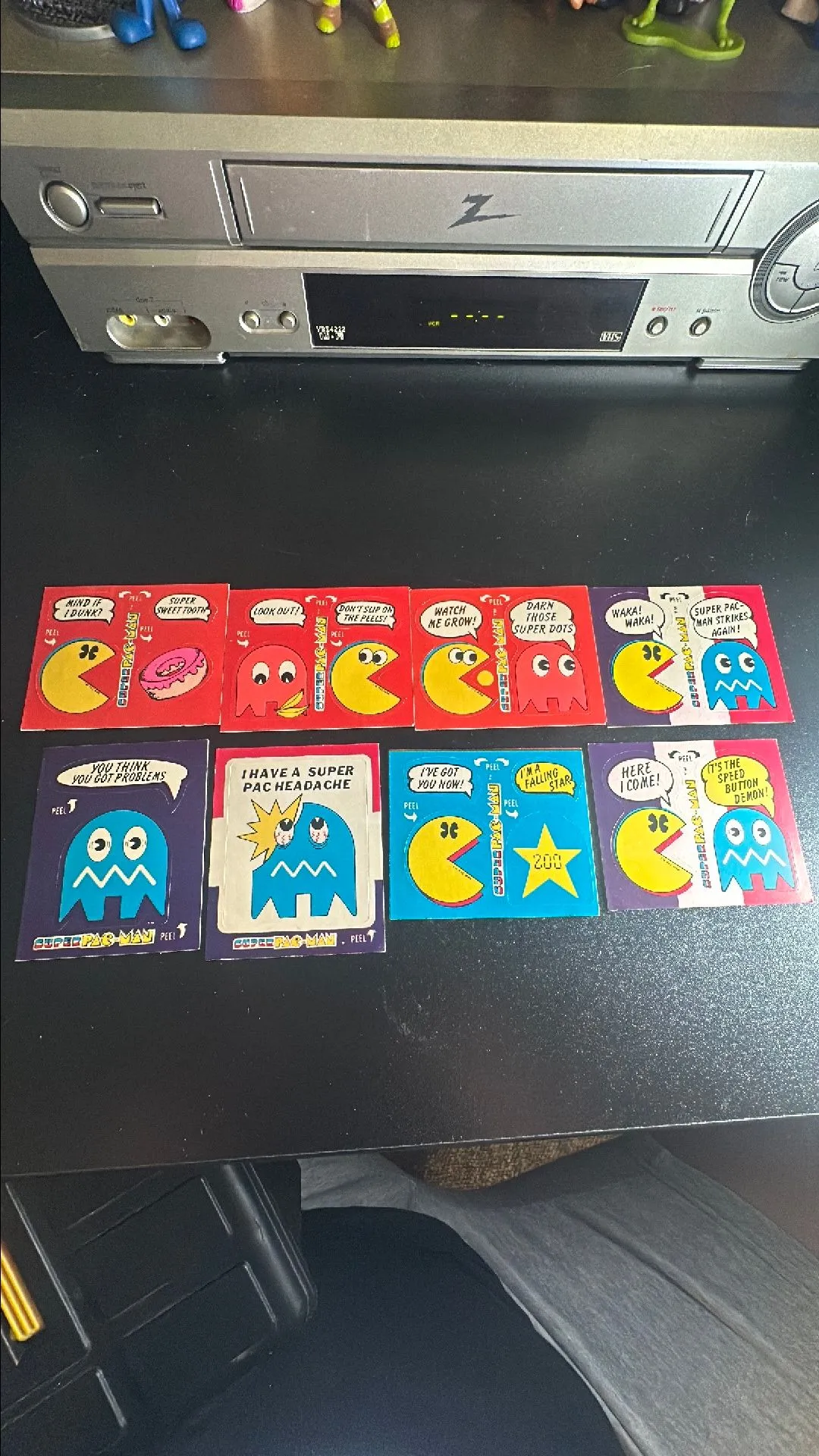 Product image for Pac Man Cards Lot 2 1982