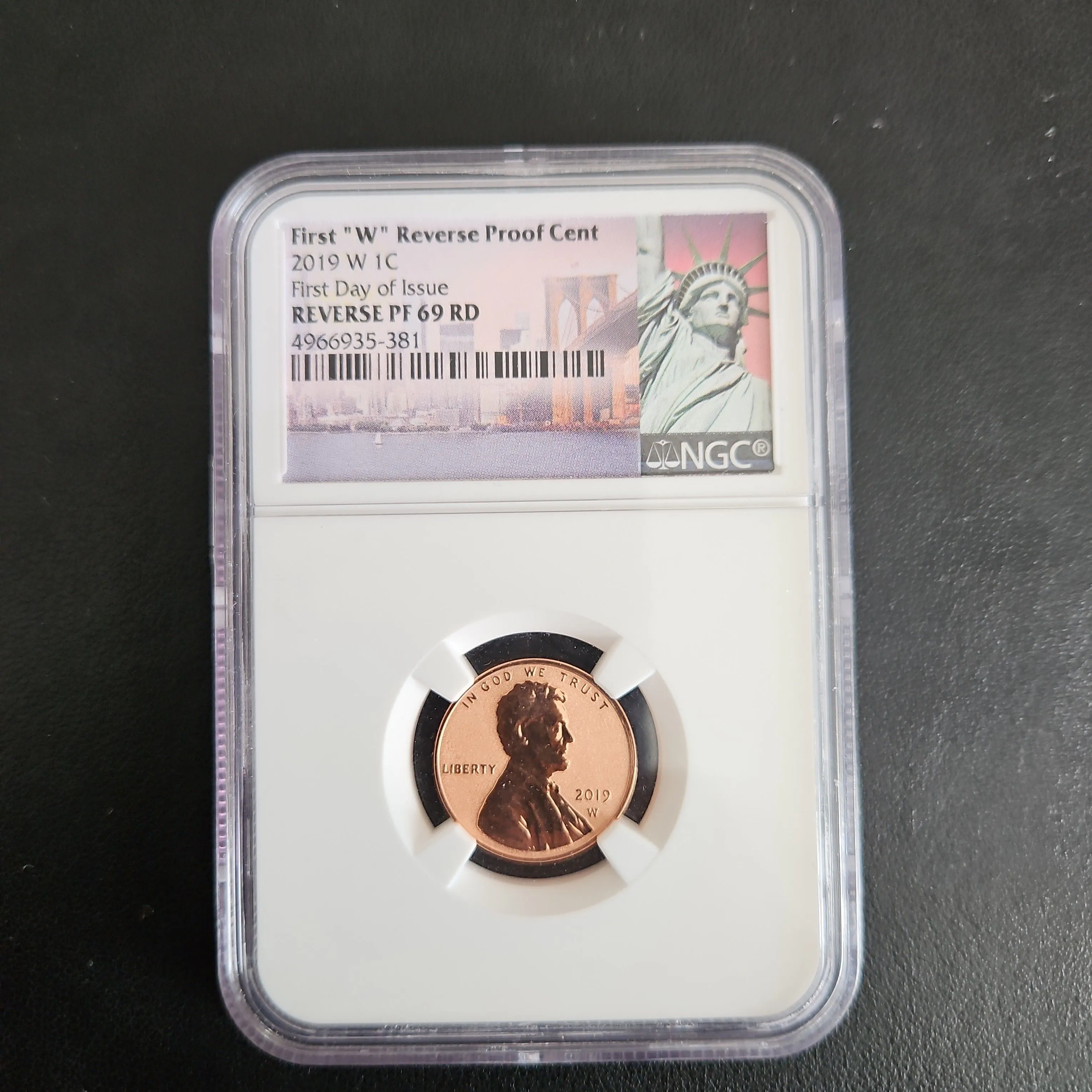 Product image for 2019 WEST POINT REVERSE PROOF RD