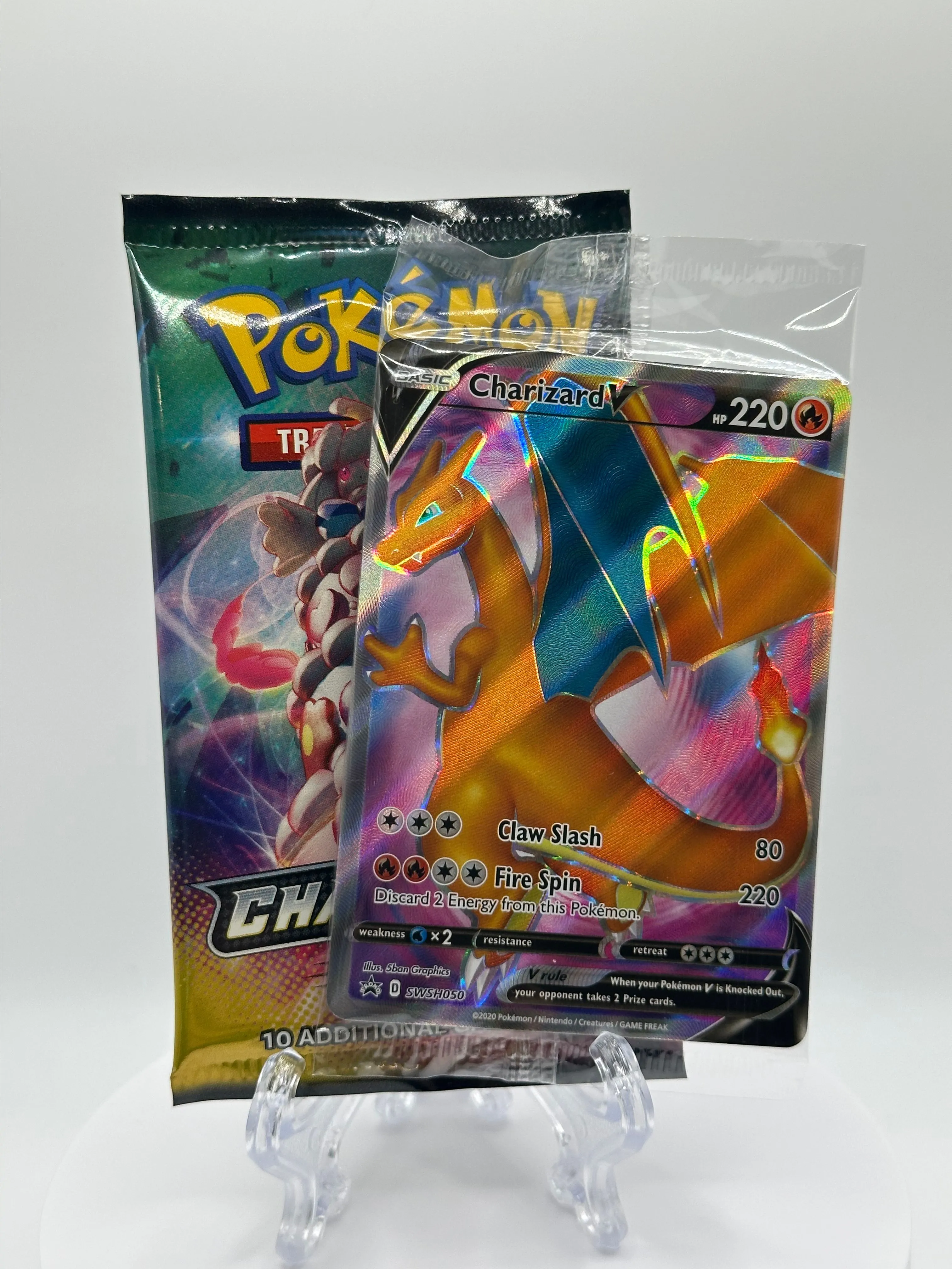 pokemon card.io/pack-sim Champion's Path Pokemon Booster Pack – Blazing Cards main image 1