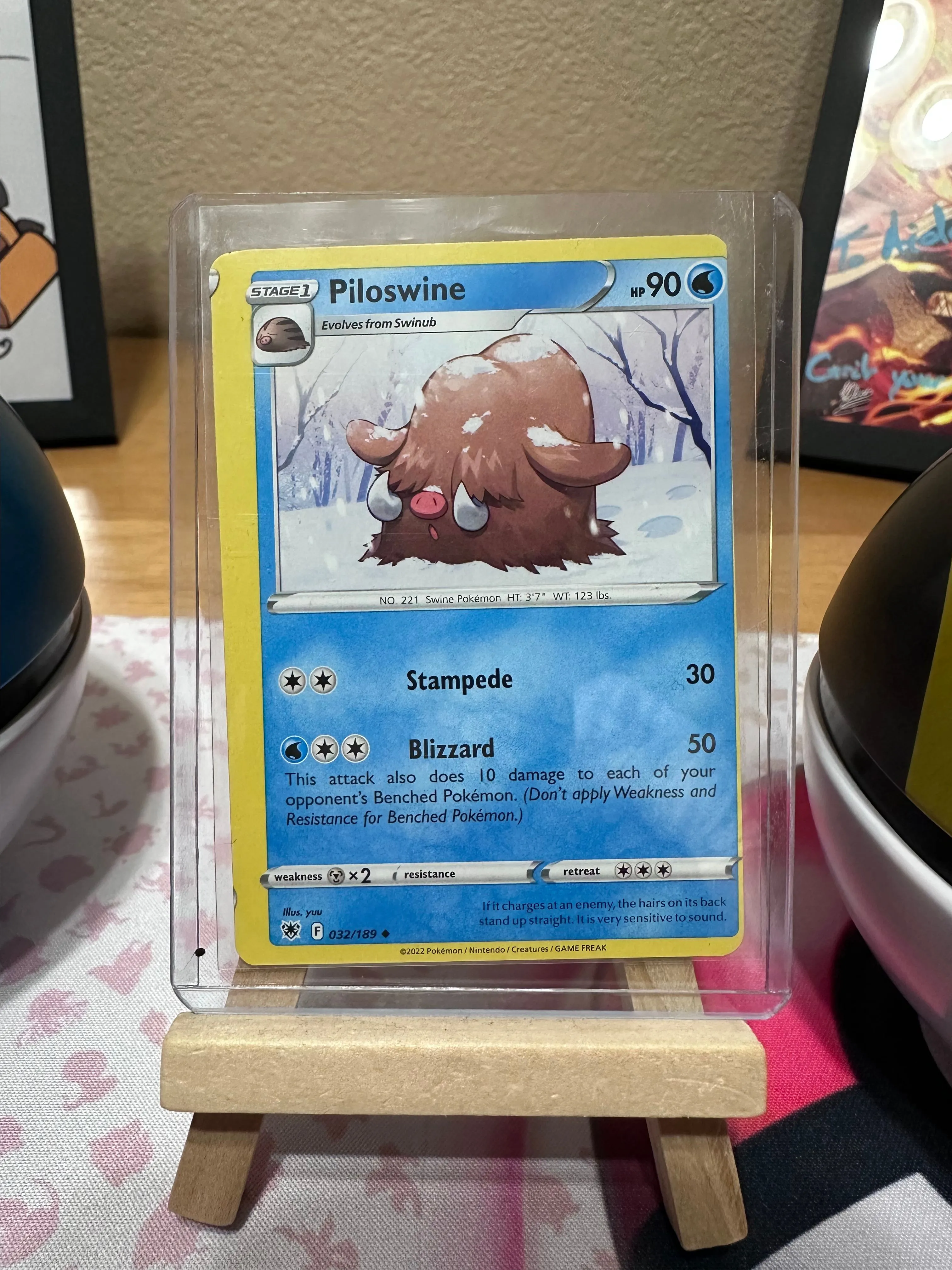 Product image for Piloswine MISCUT CARD