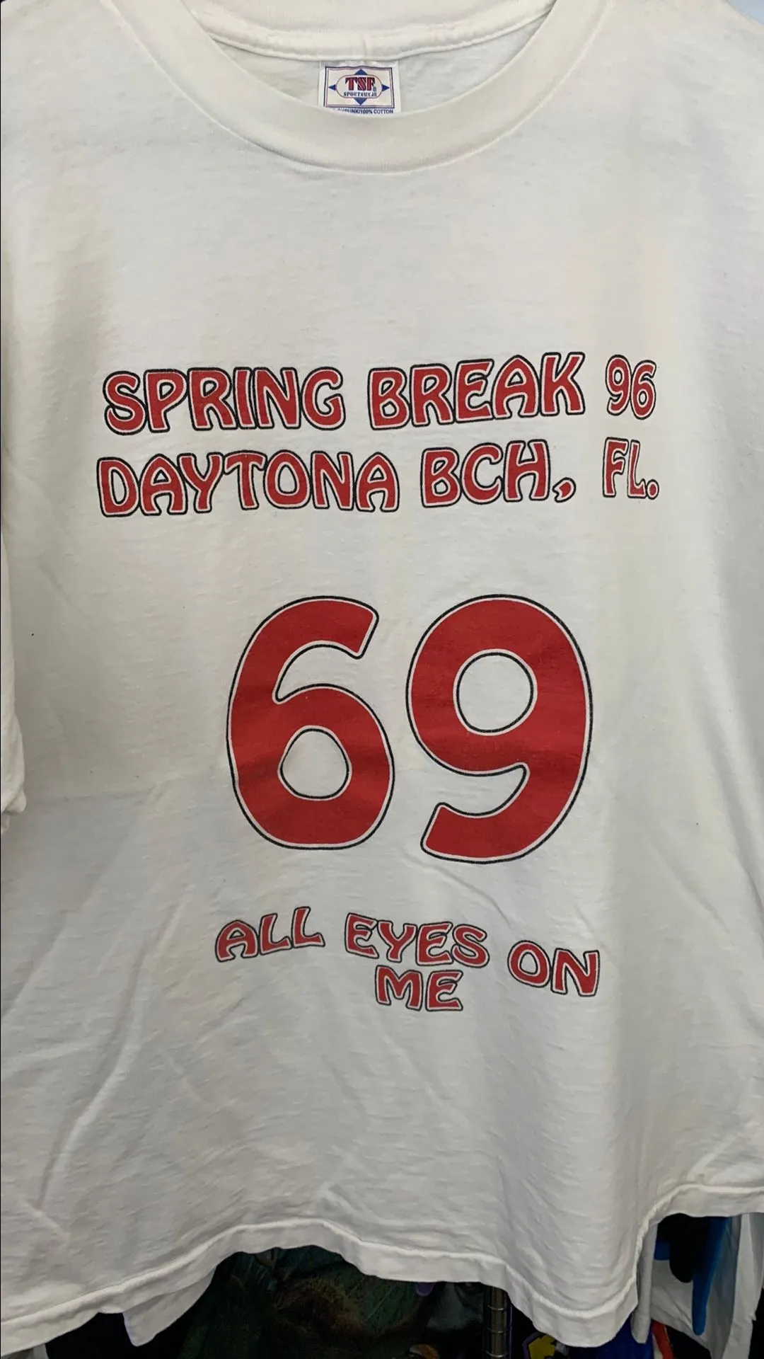 Product image for Spring Break Daytona 1996 All Eyes On Me XL