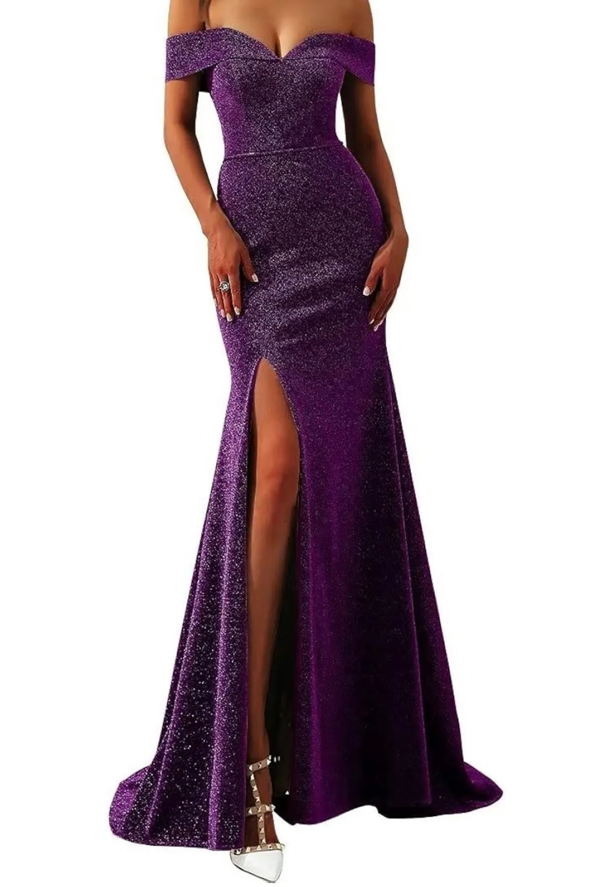 Product image for Purple classy gown dress