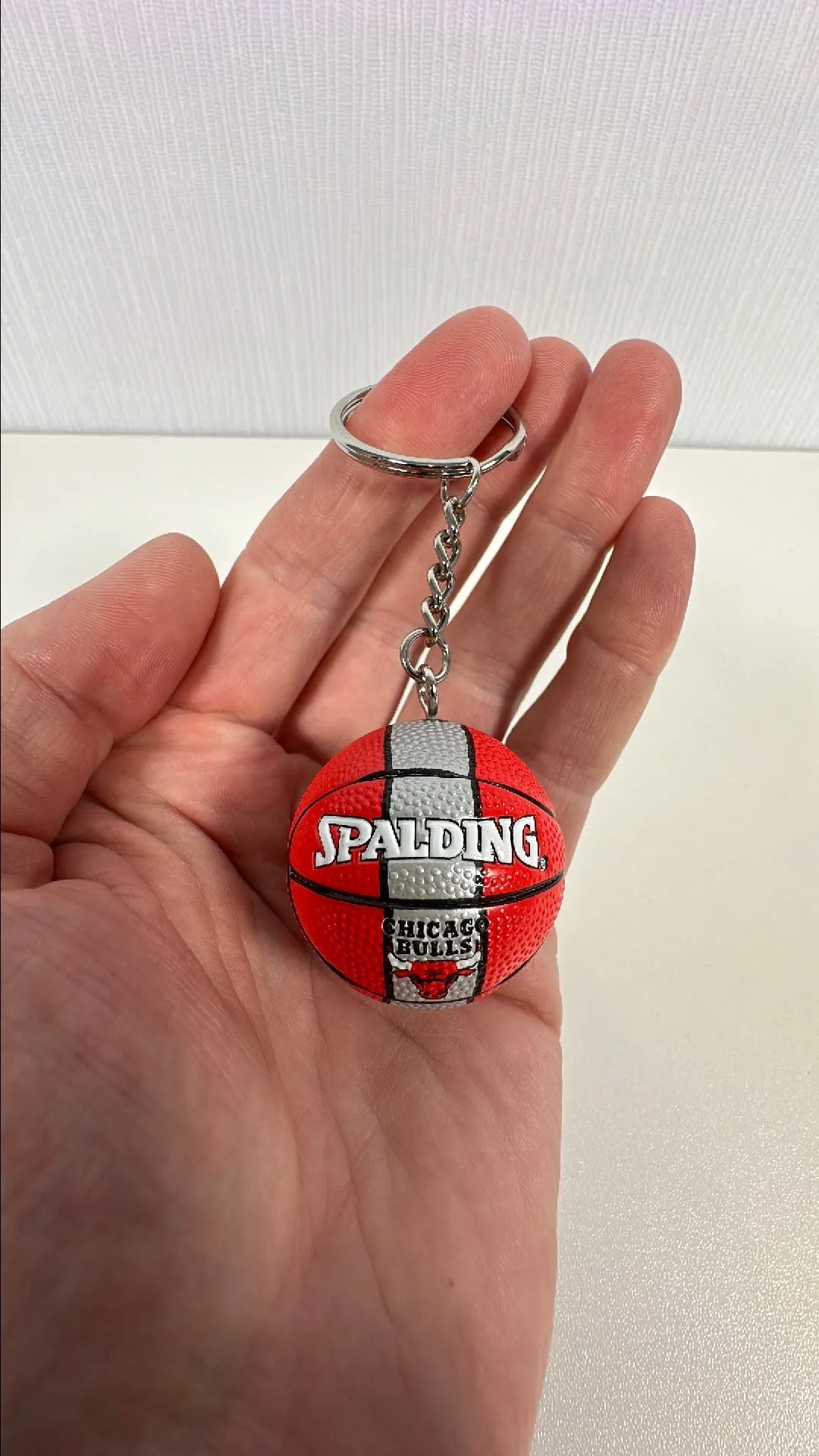 Product image for NBA Chicago Bulls Mini Basketball Keyring Key Chain NEW