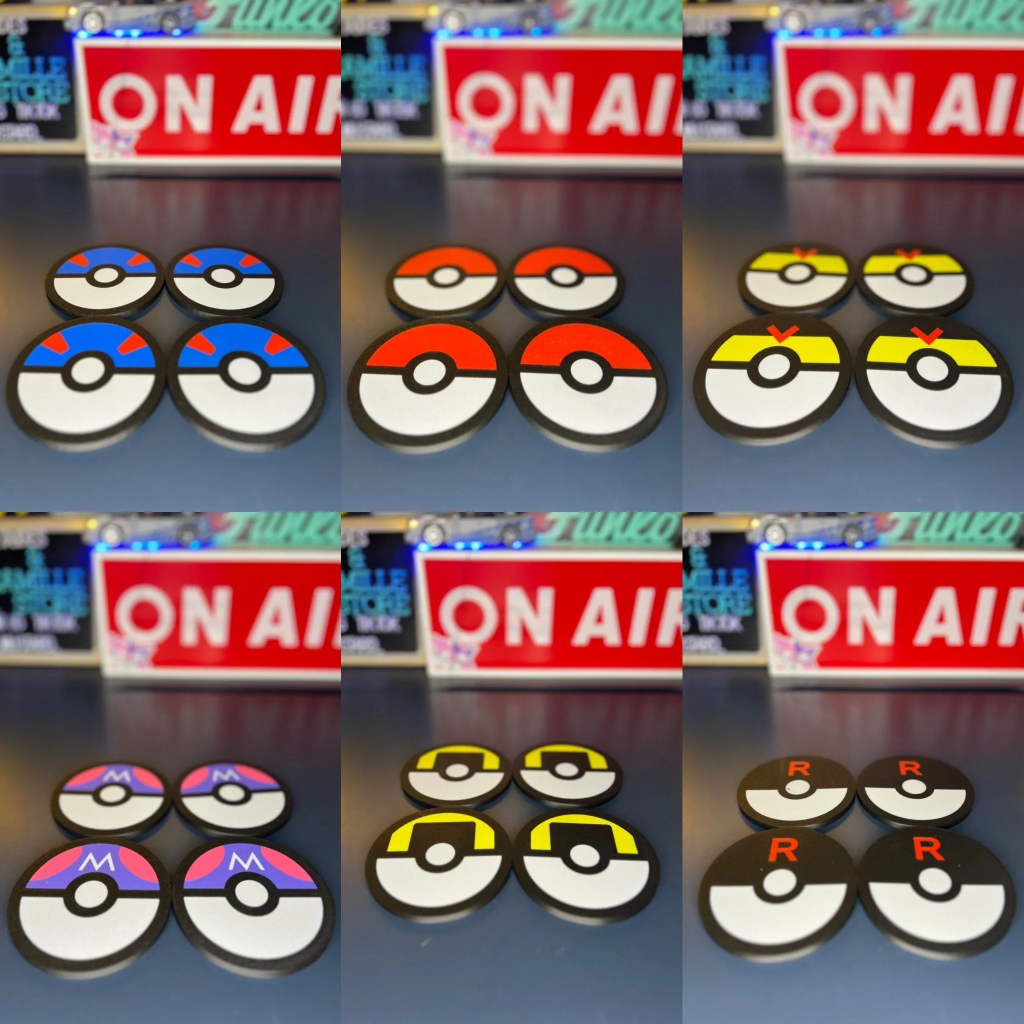 Product image for Poke Ball Coasters(set of 4 with holder)