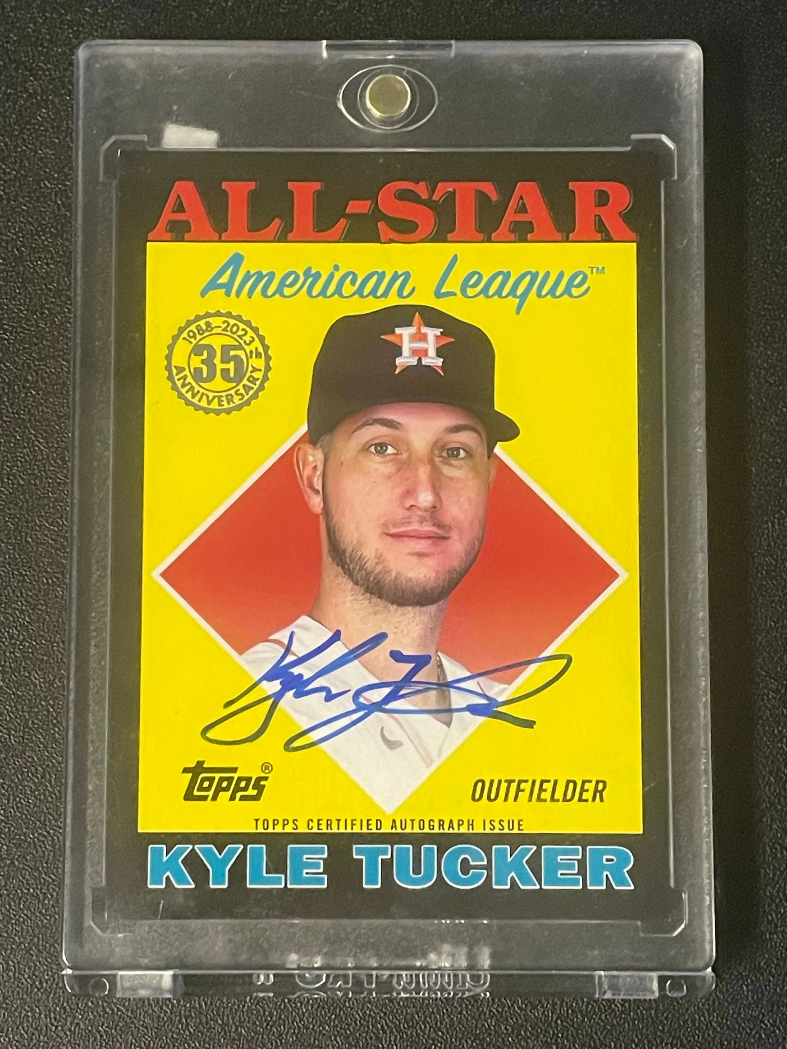Product image for 2023 Topps 35th Anniversary All-Star Kyle Tucker Auto #46/50 - Houston Astros