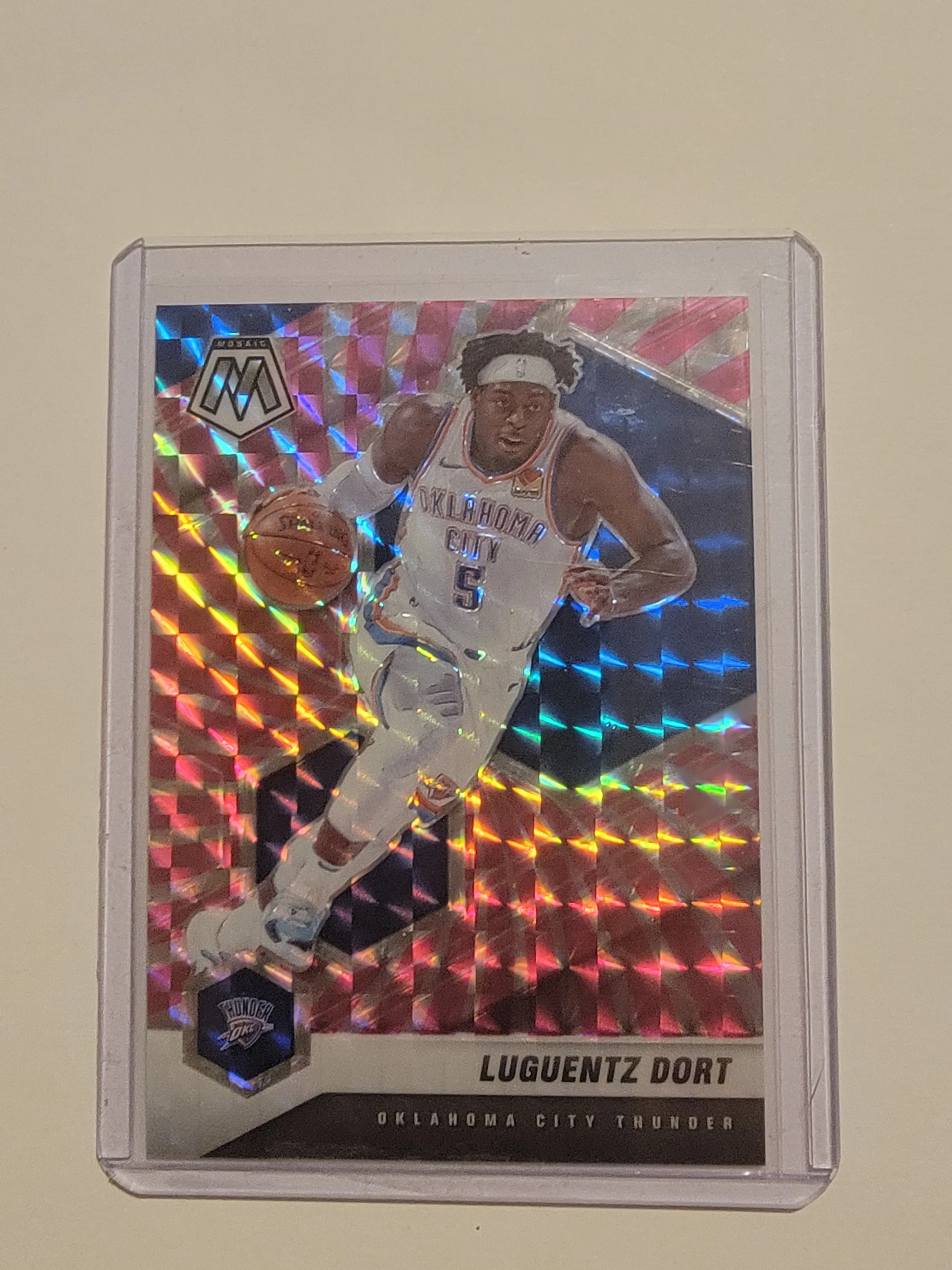 Product image for 2020-21 Mosaic Pink Swirl Luguentz Dort 10/11