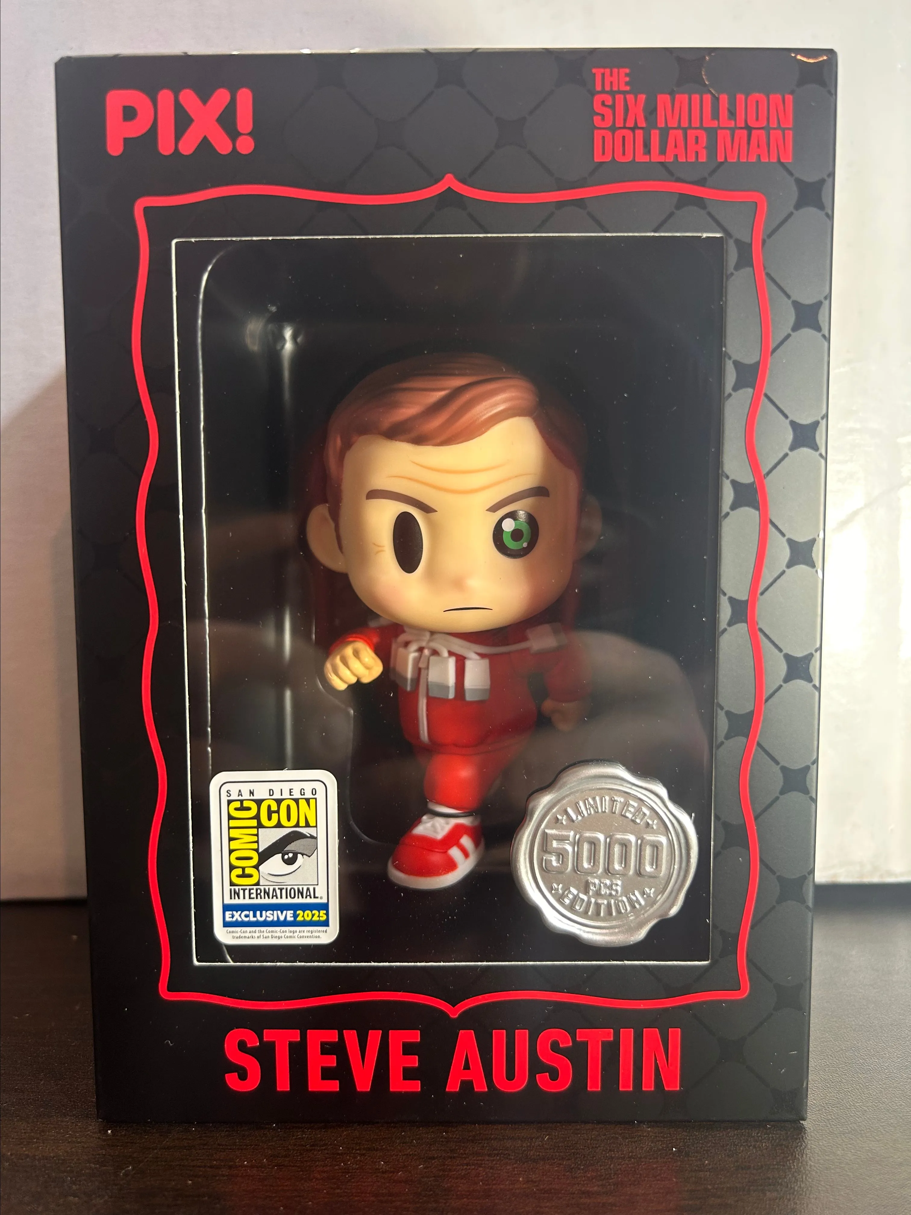 Product image for SDCC 2025 THRILLJOY PIX! SIX MILLION DOLLAR MAN STEVE AUSTIN HERO LE 5000 Pieces