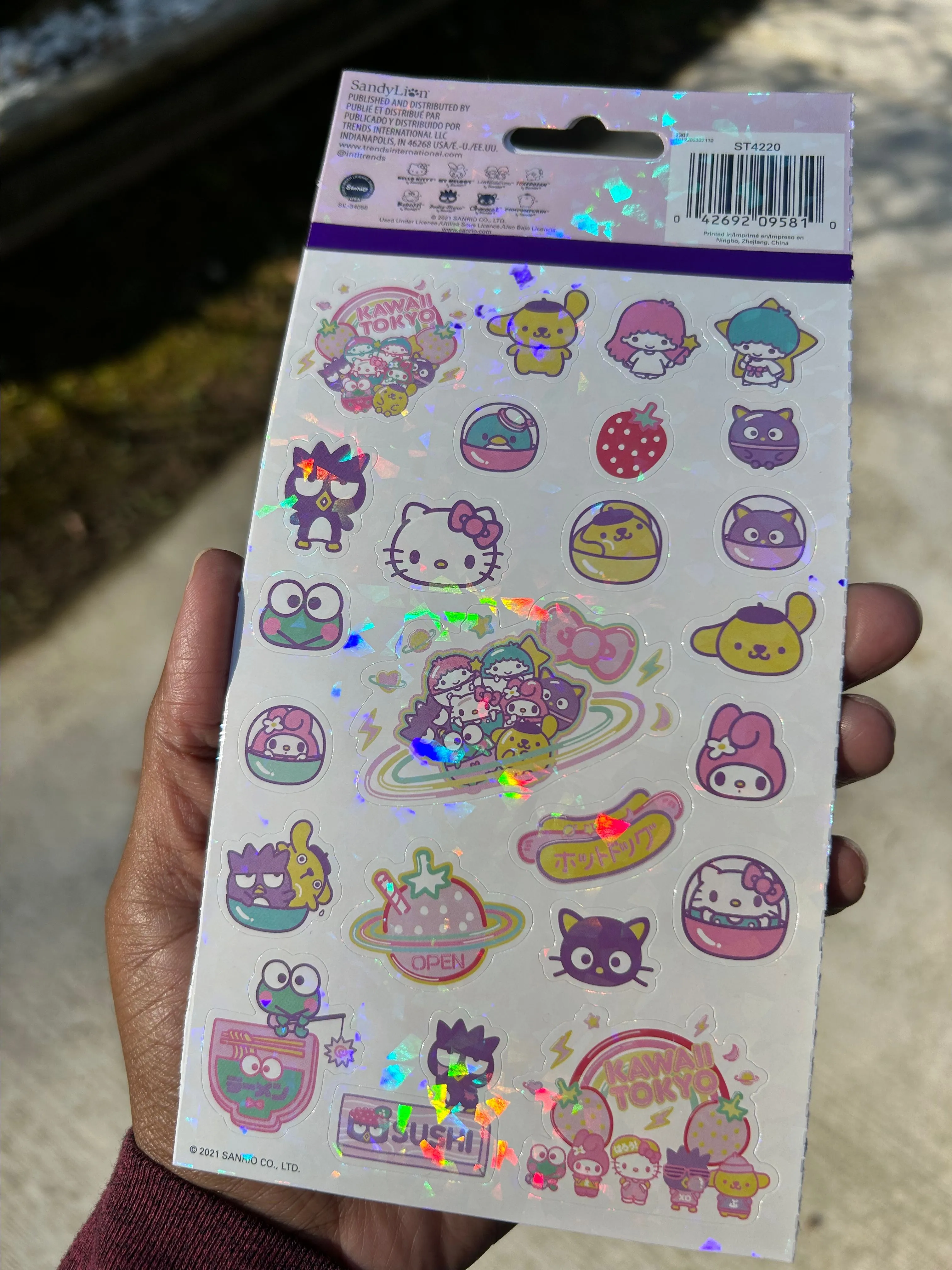 Product image for Hello Kitty Sticker Cards