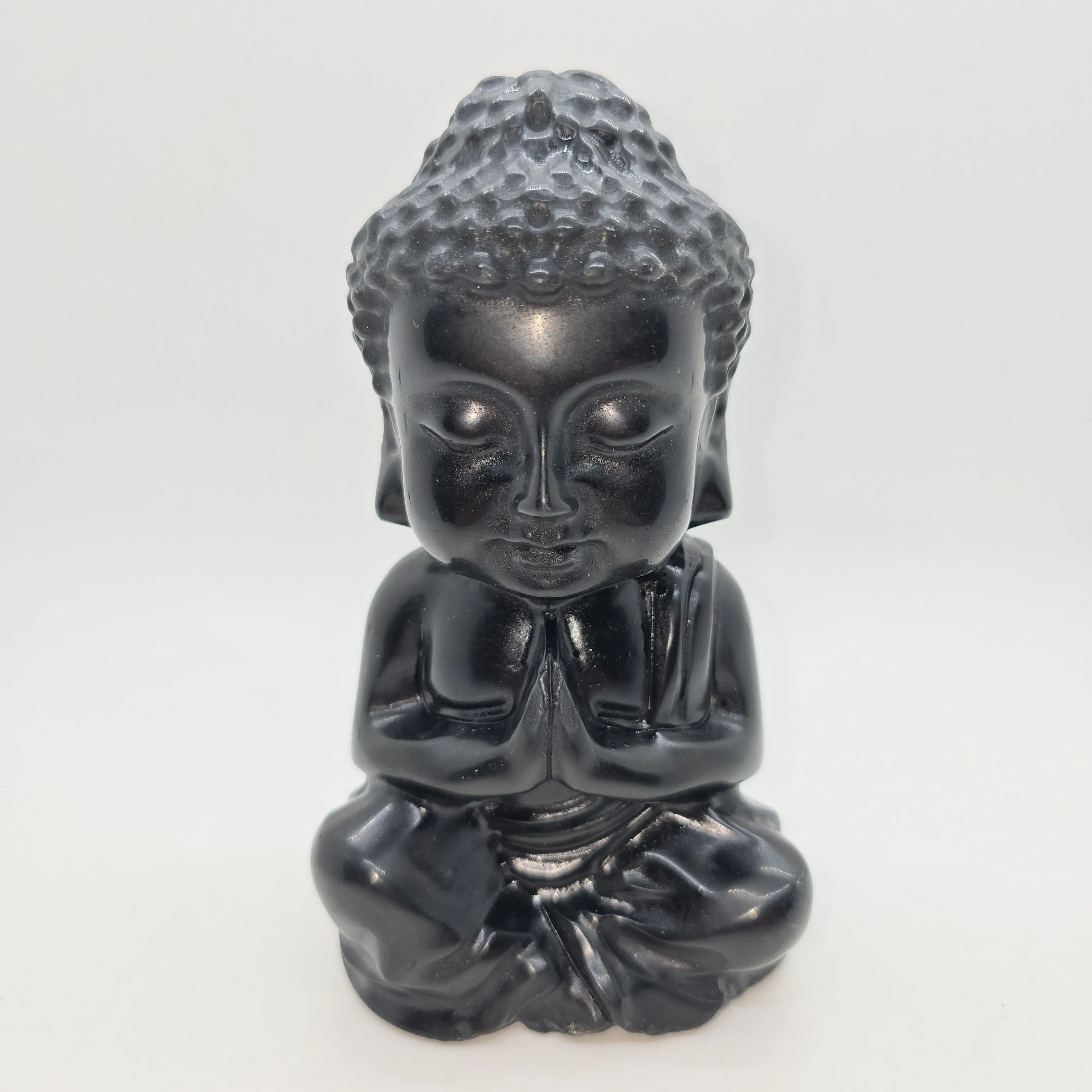 Product image for Obsidian Praying Buddha