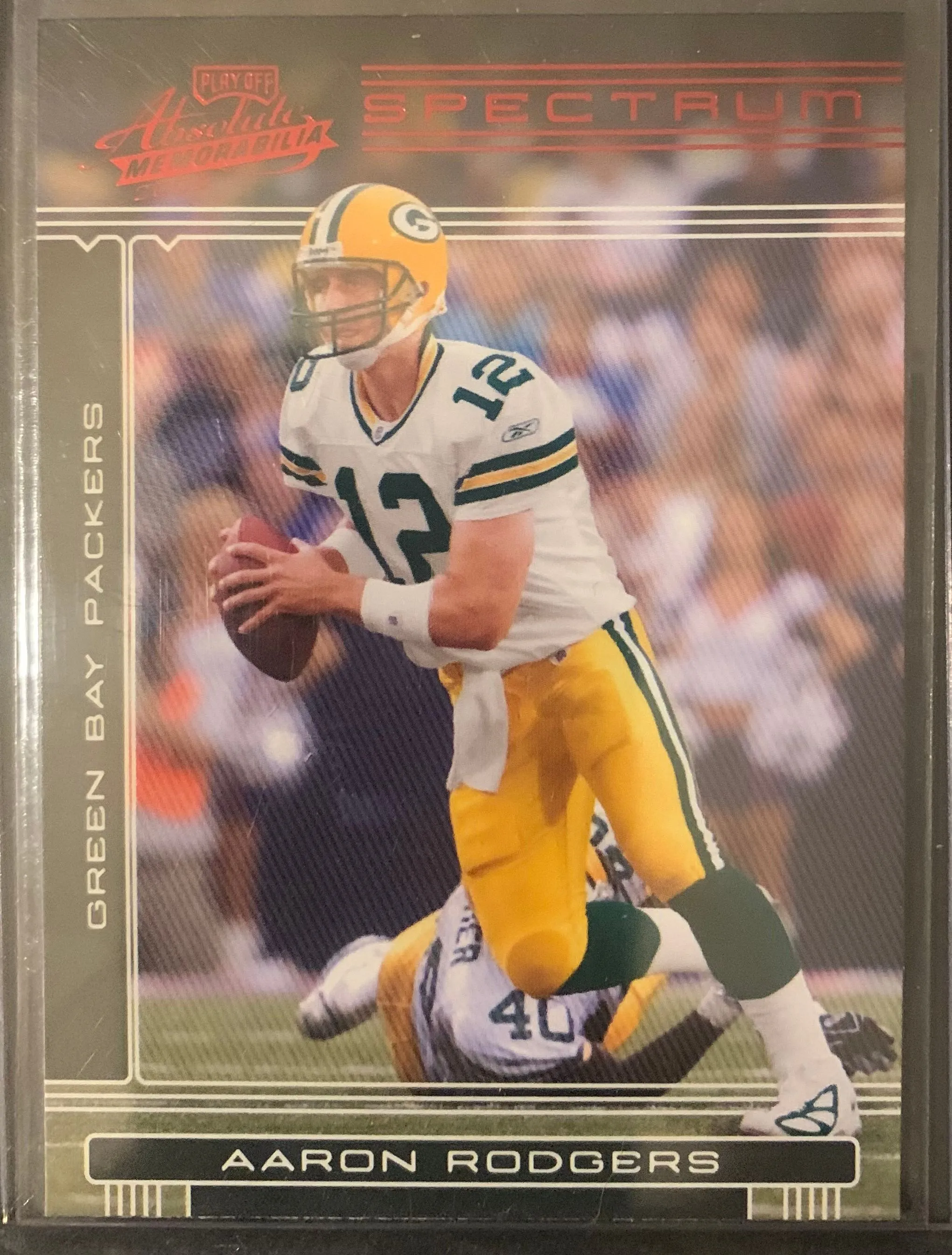 Product image for *2nd Year* 2006 Absolute Memorabilia Aaron Rodgers #57 (Spectrum RED)