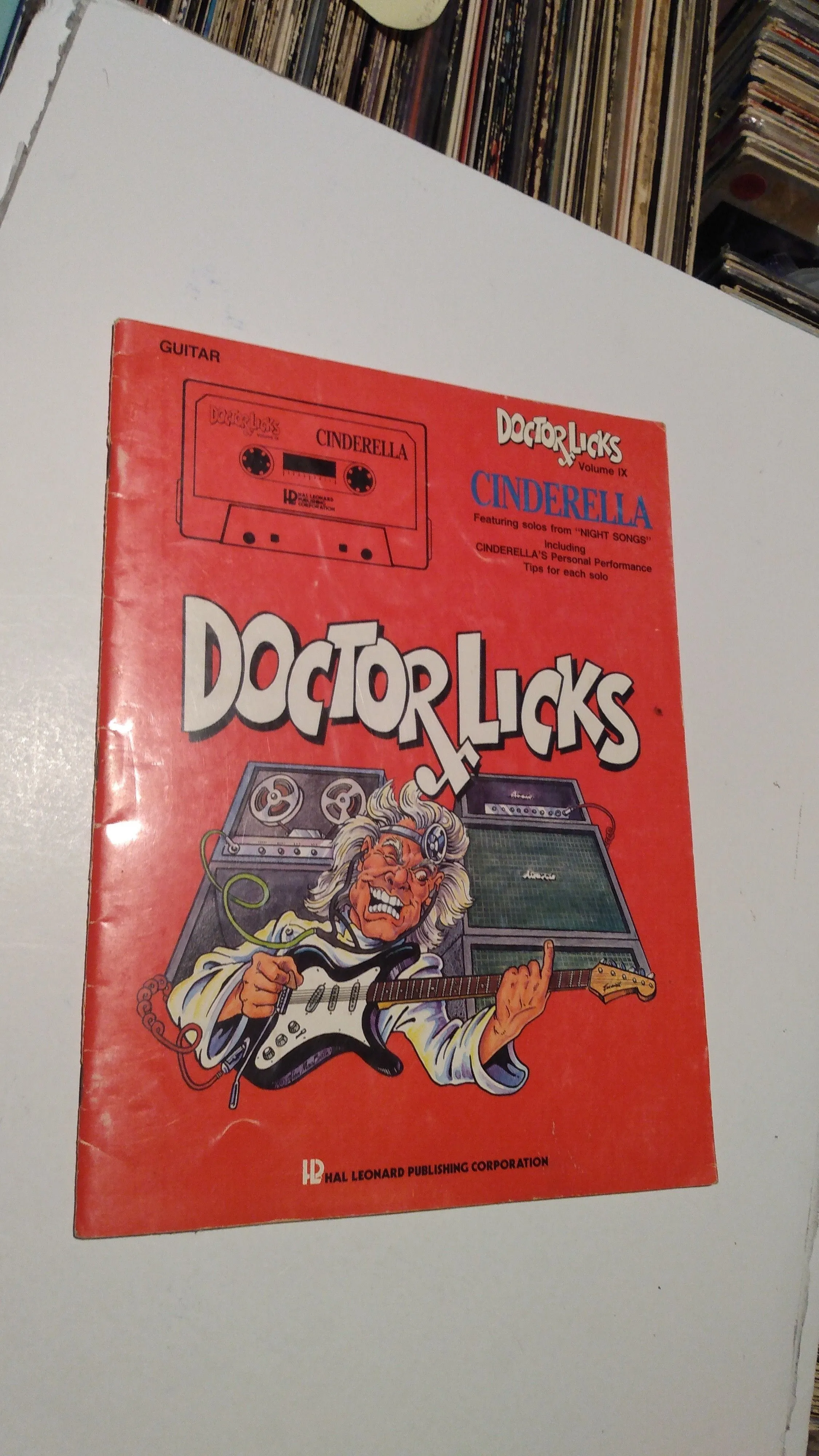 Product image for Cinderella, guitar tab book '87 og rare 