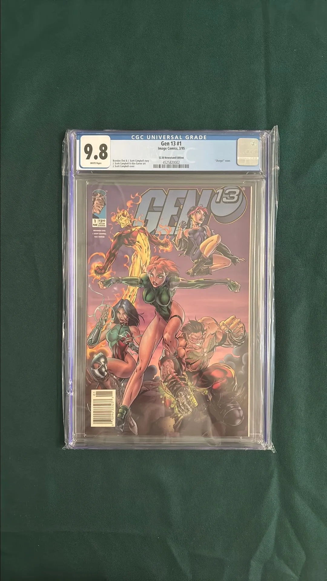 Product image for Gen 13 #1 - $2.50 Newsstand Edition CGC 9.8