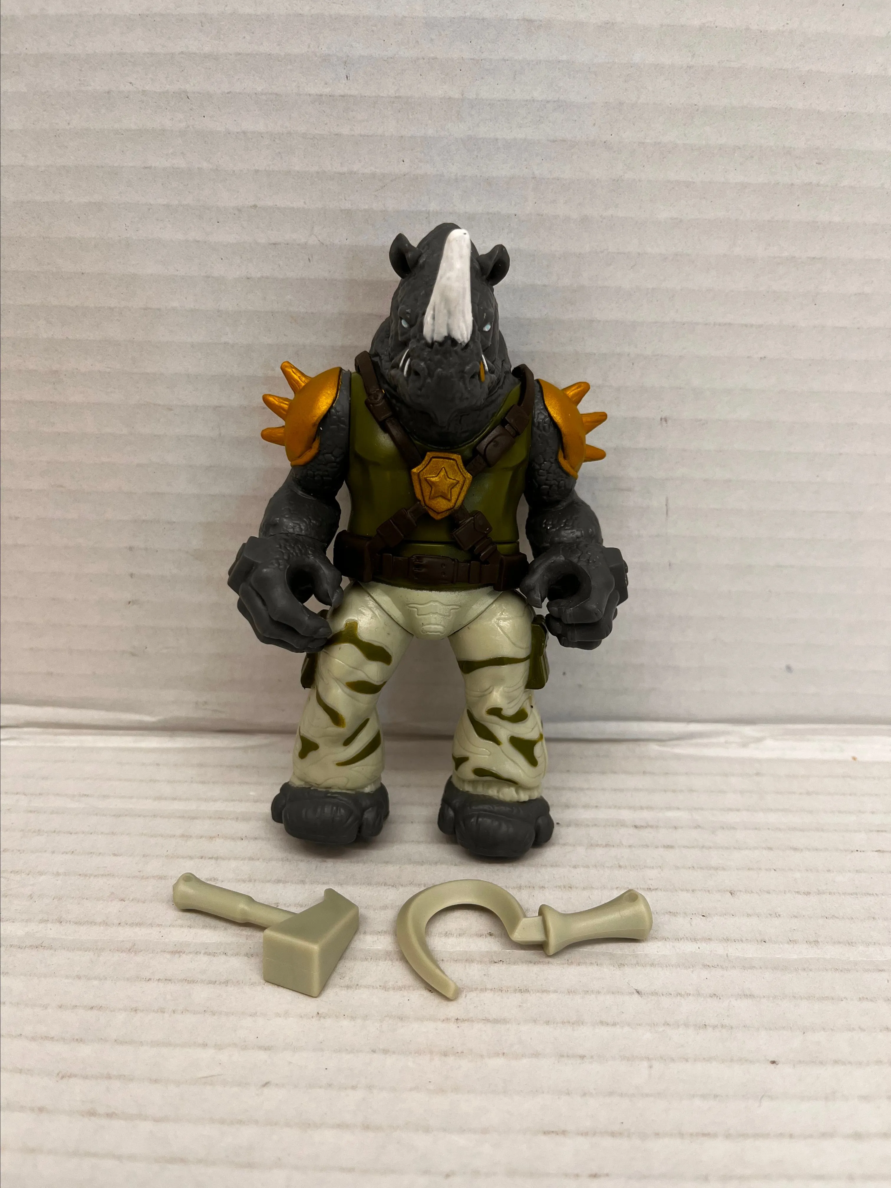 Product image for Teenage Mutant Ninja Turtles Rocksteady 5" Action Figure Playmate Toys 2014 TMNT